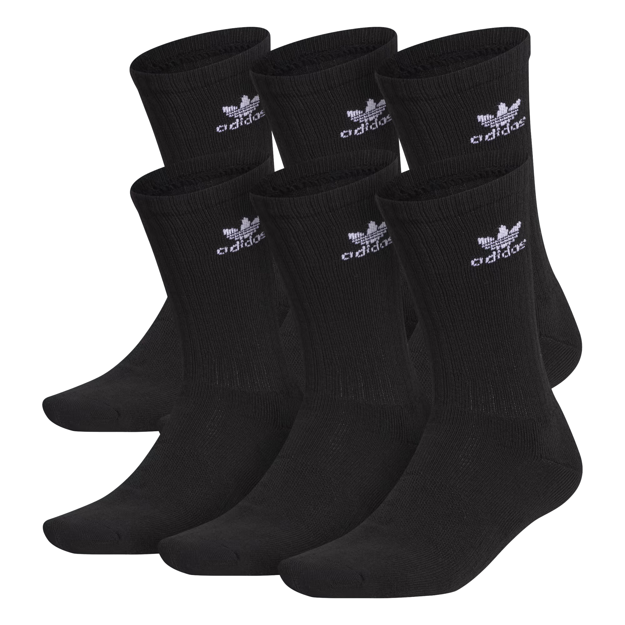 Trefoil Crew Socks 6 Pairs