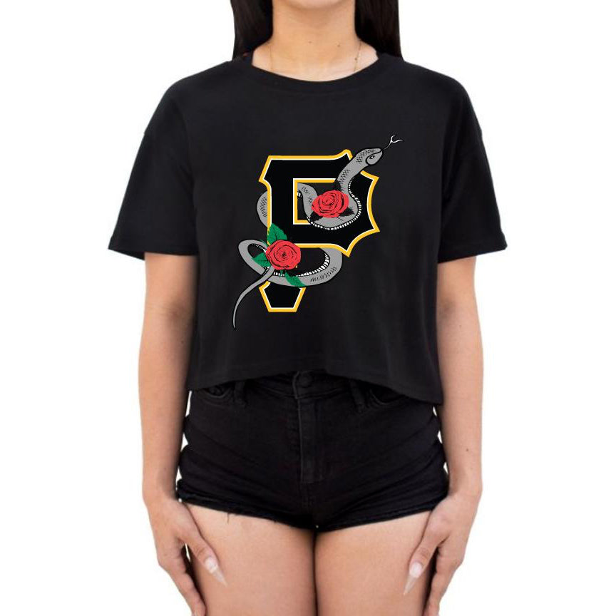 P-Snake Crop Tee