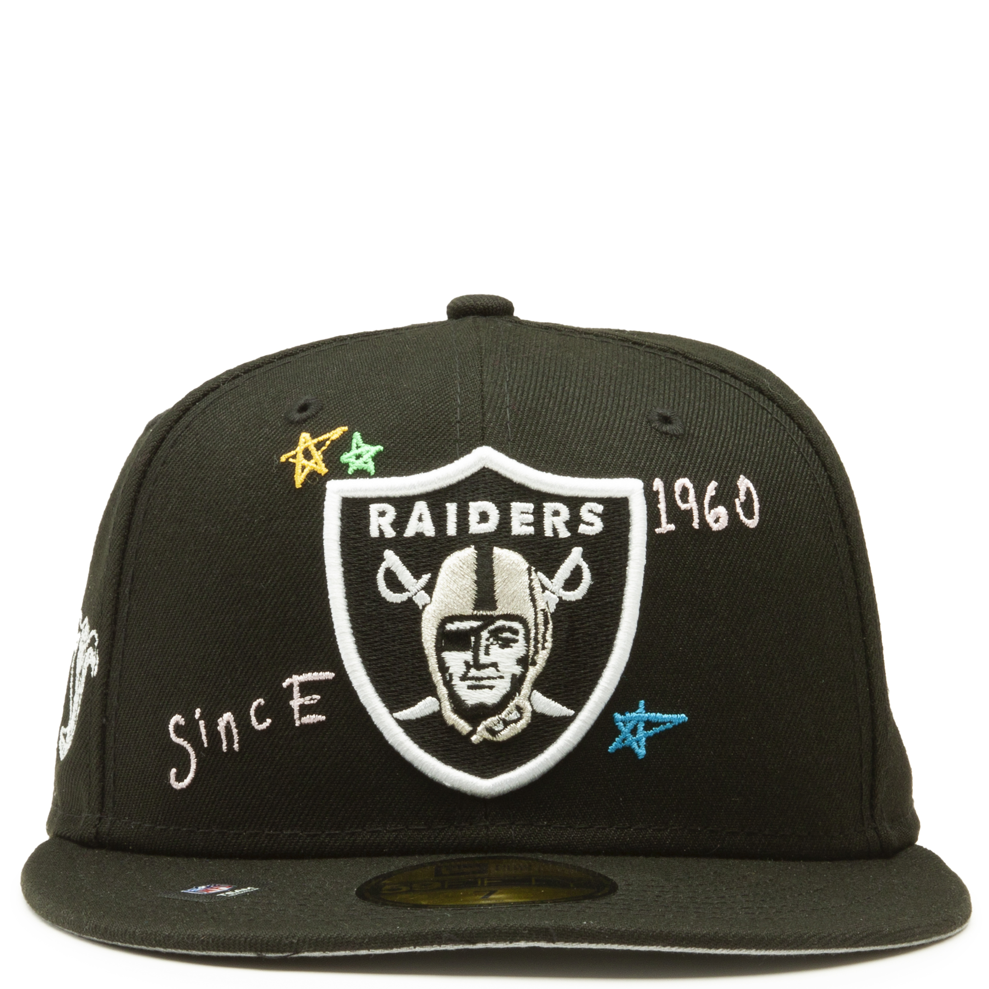 NEW ERA CAPS Las Vegas Raiders Scribble Fitted Hat 60243706