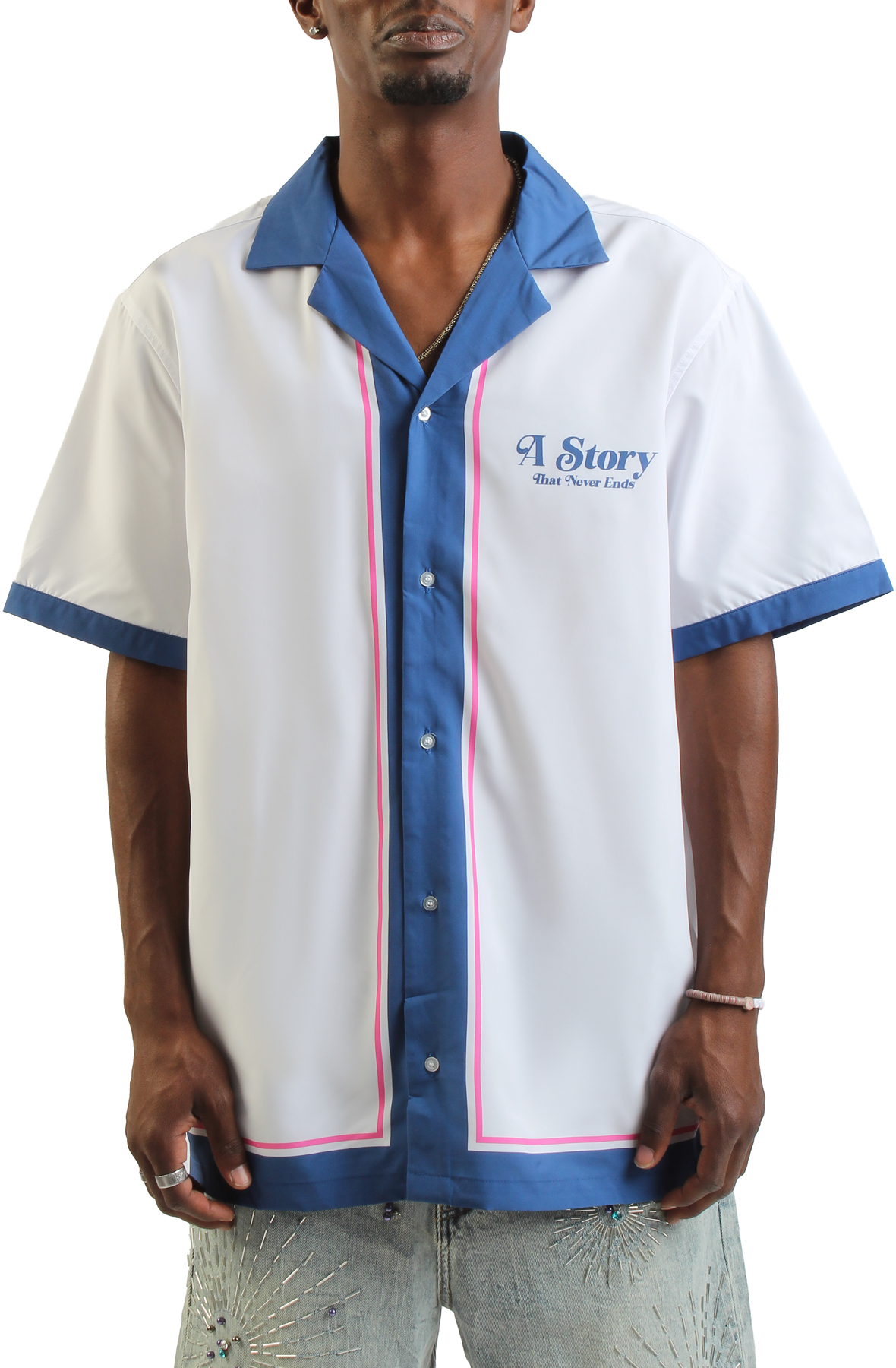 Neverende Woven Button-Up Shirt