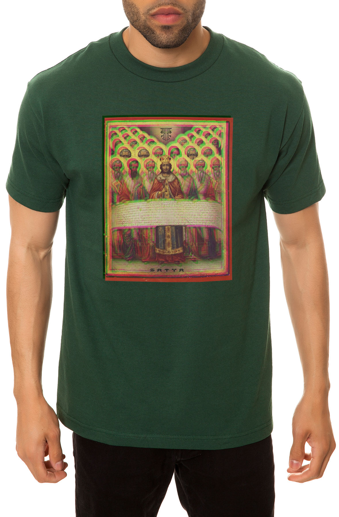 The Nicea Tee in Forest Green