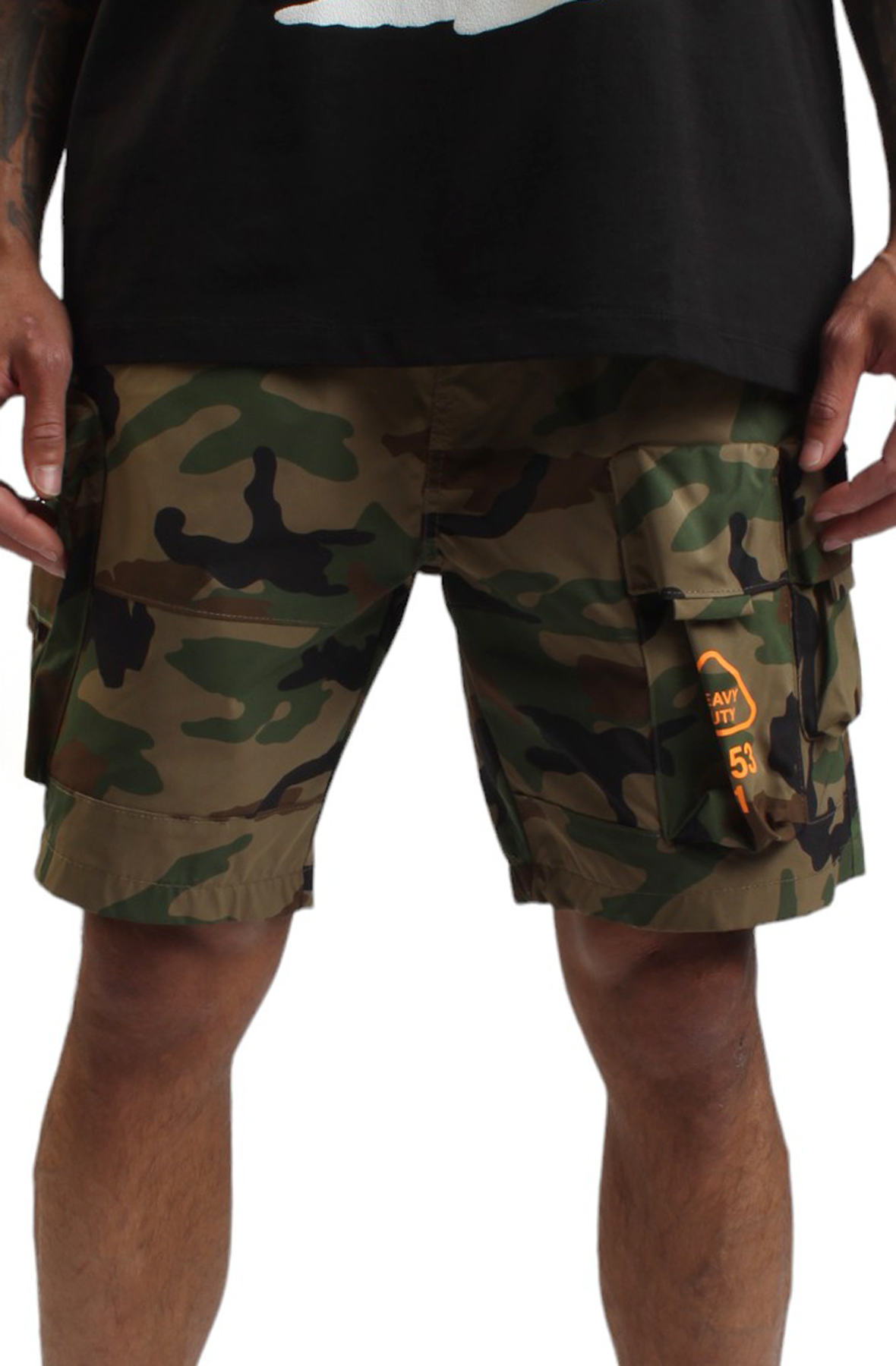 Nylon Cargo Shorts