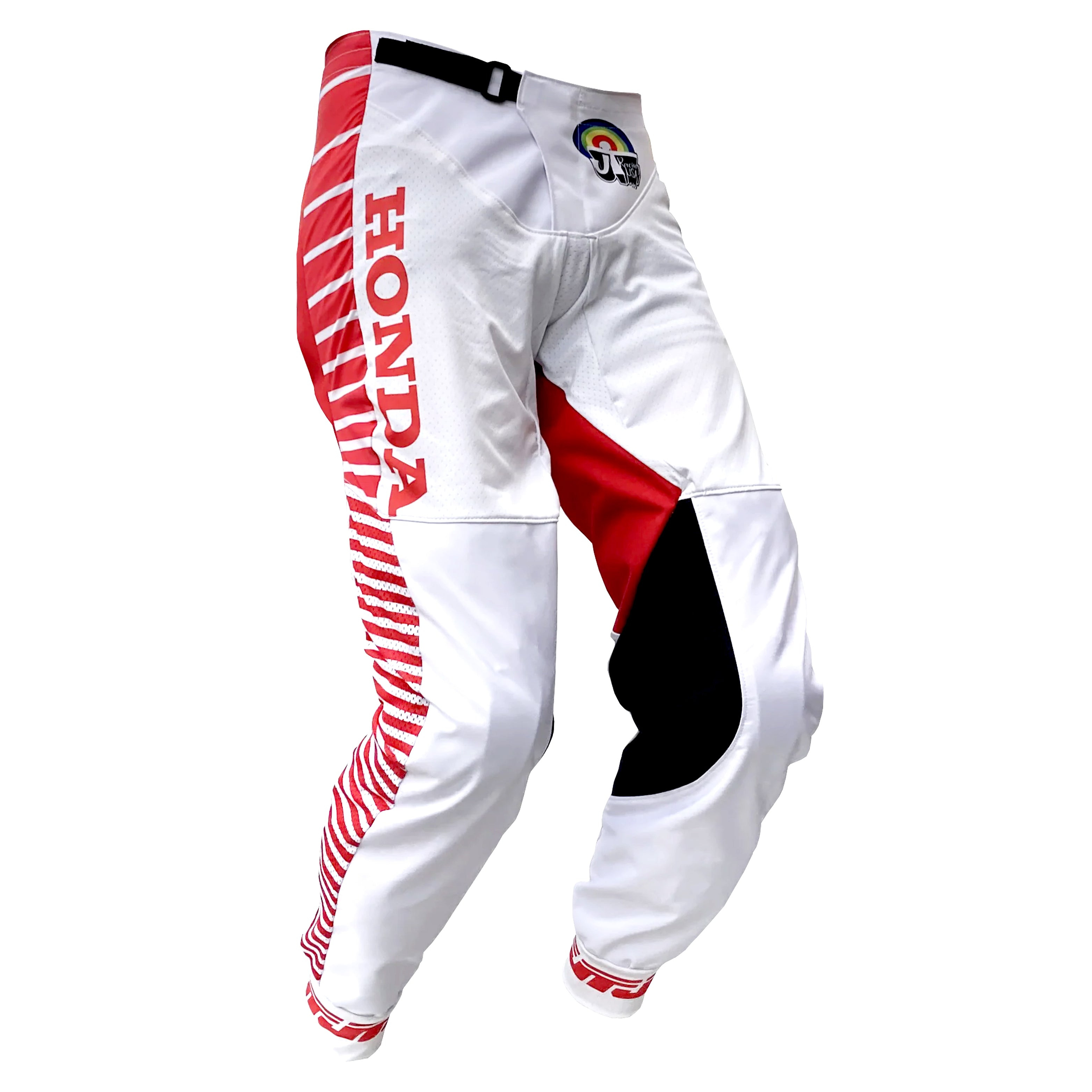 JT Racing Honda Team USA 1981 Flo-Form Pants: White