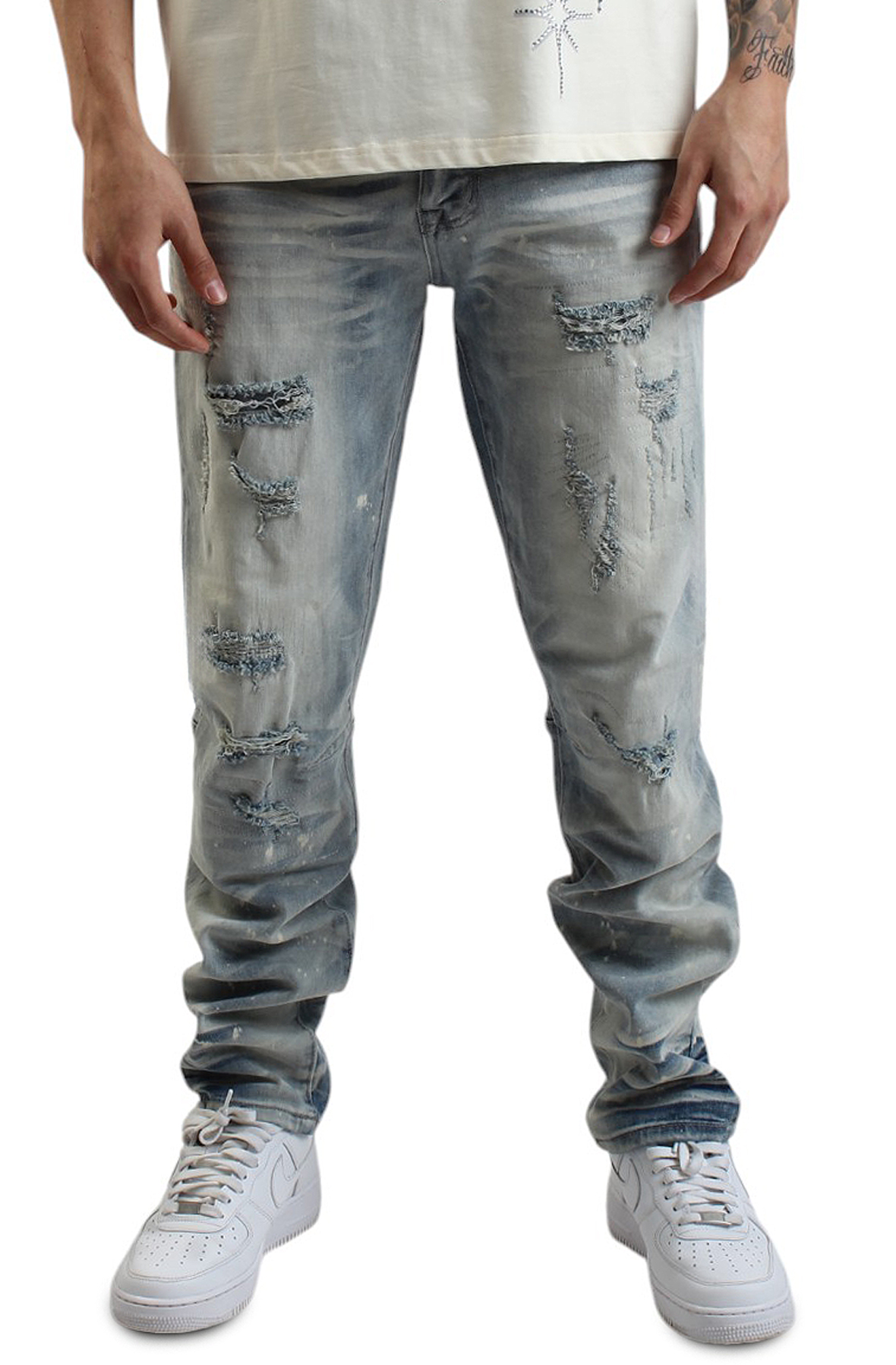 Aquarius Tattered Jean