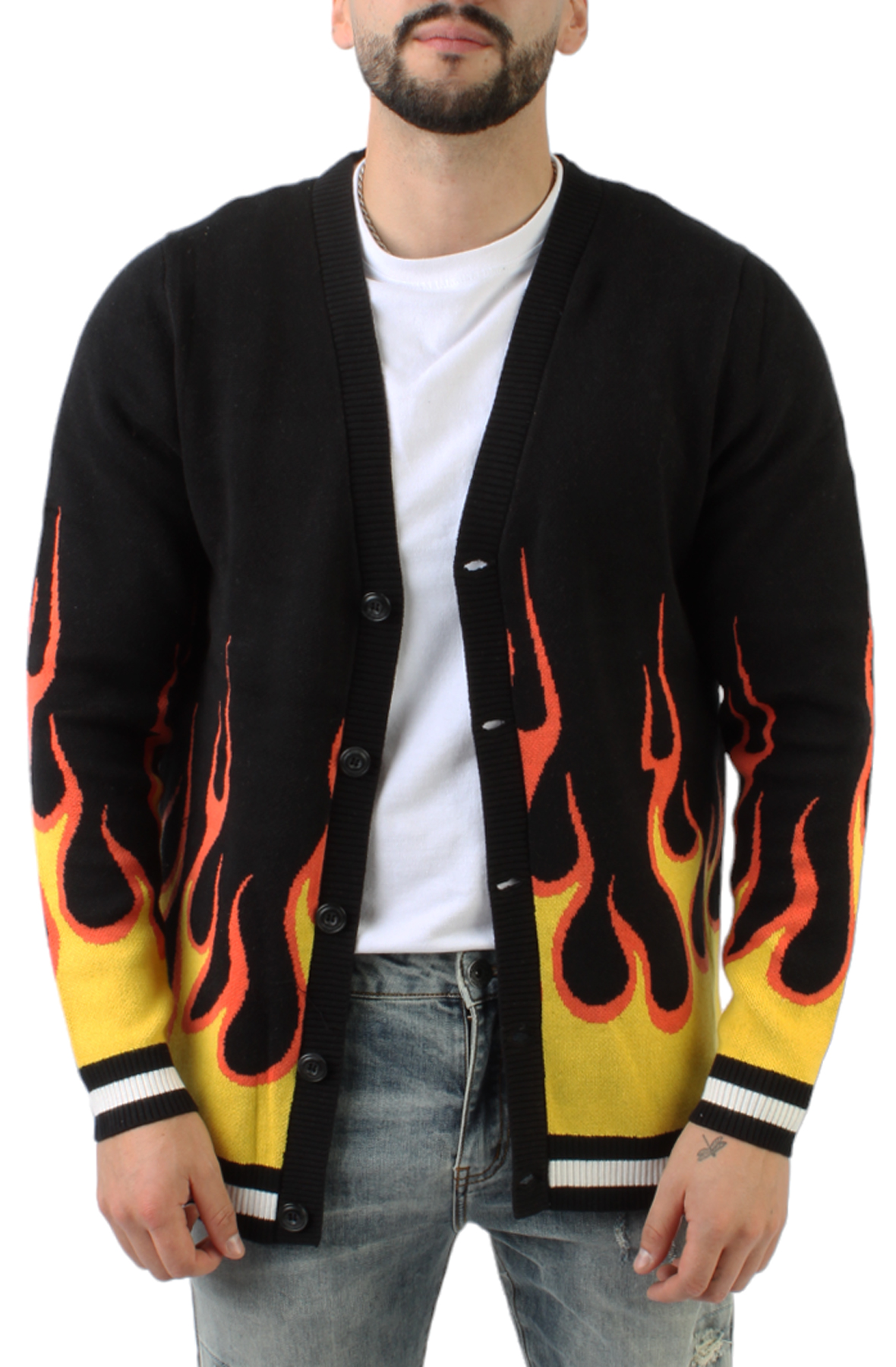 Flames Cardigan