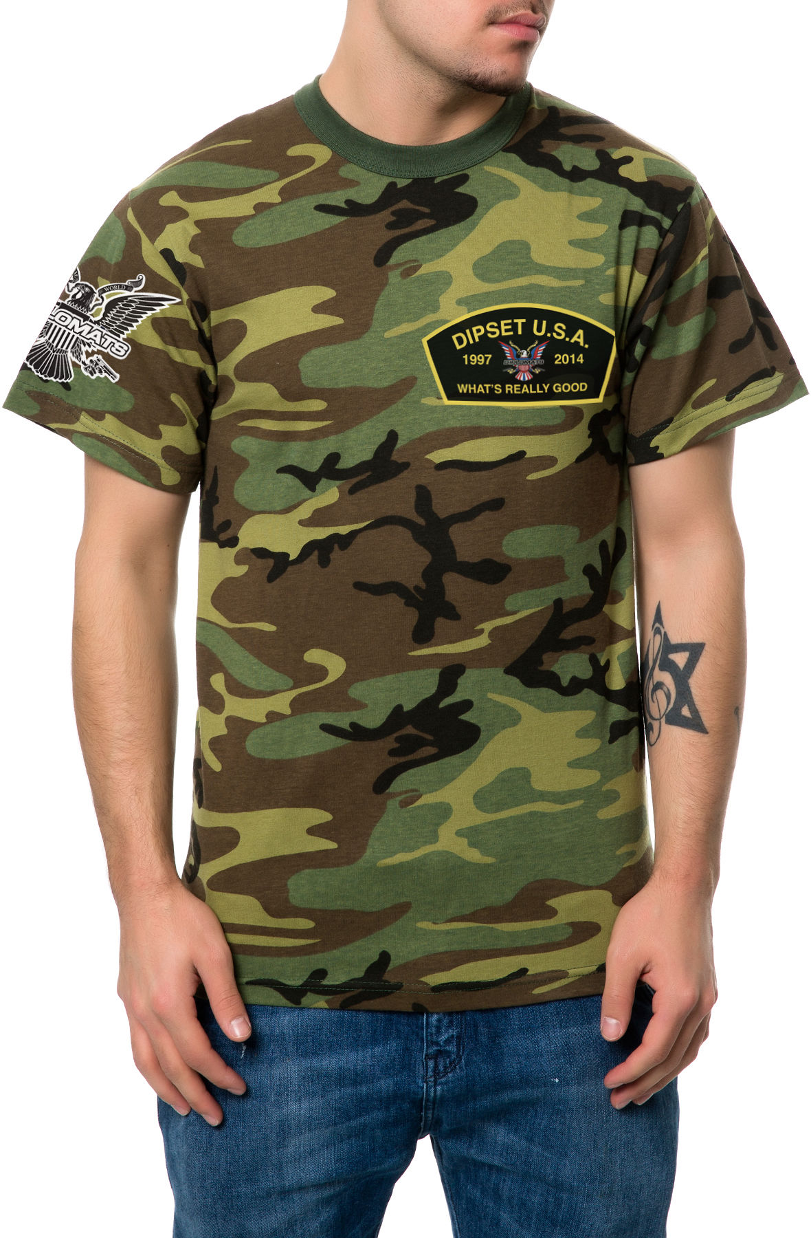 The Dipset Vet Tee in Camo