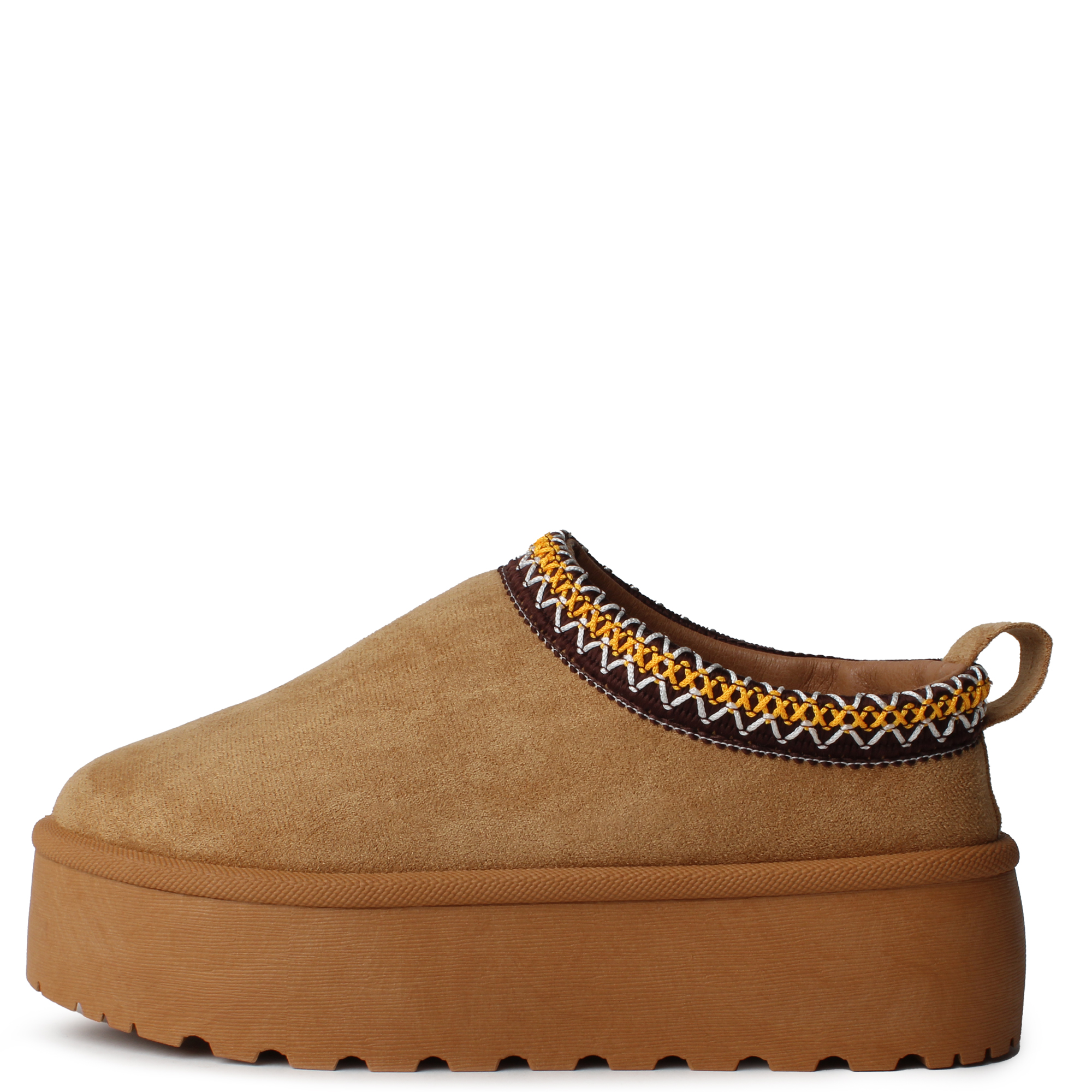 Moon-03 Platform Suede Slipper