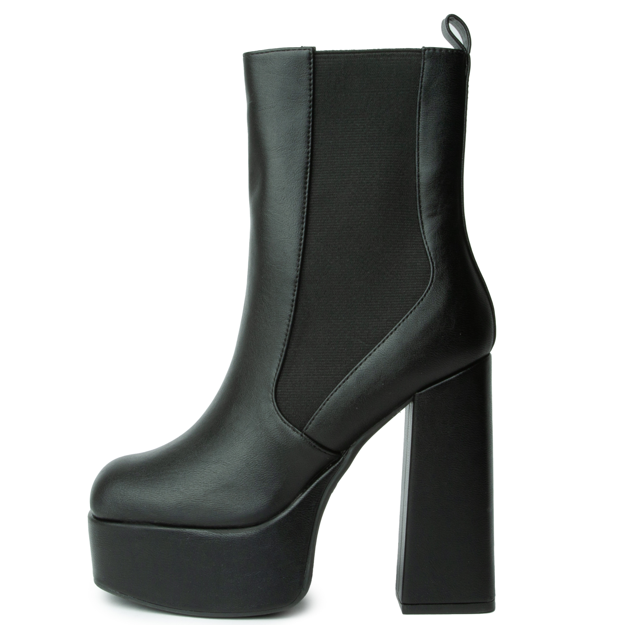 Platform Heel Bootie