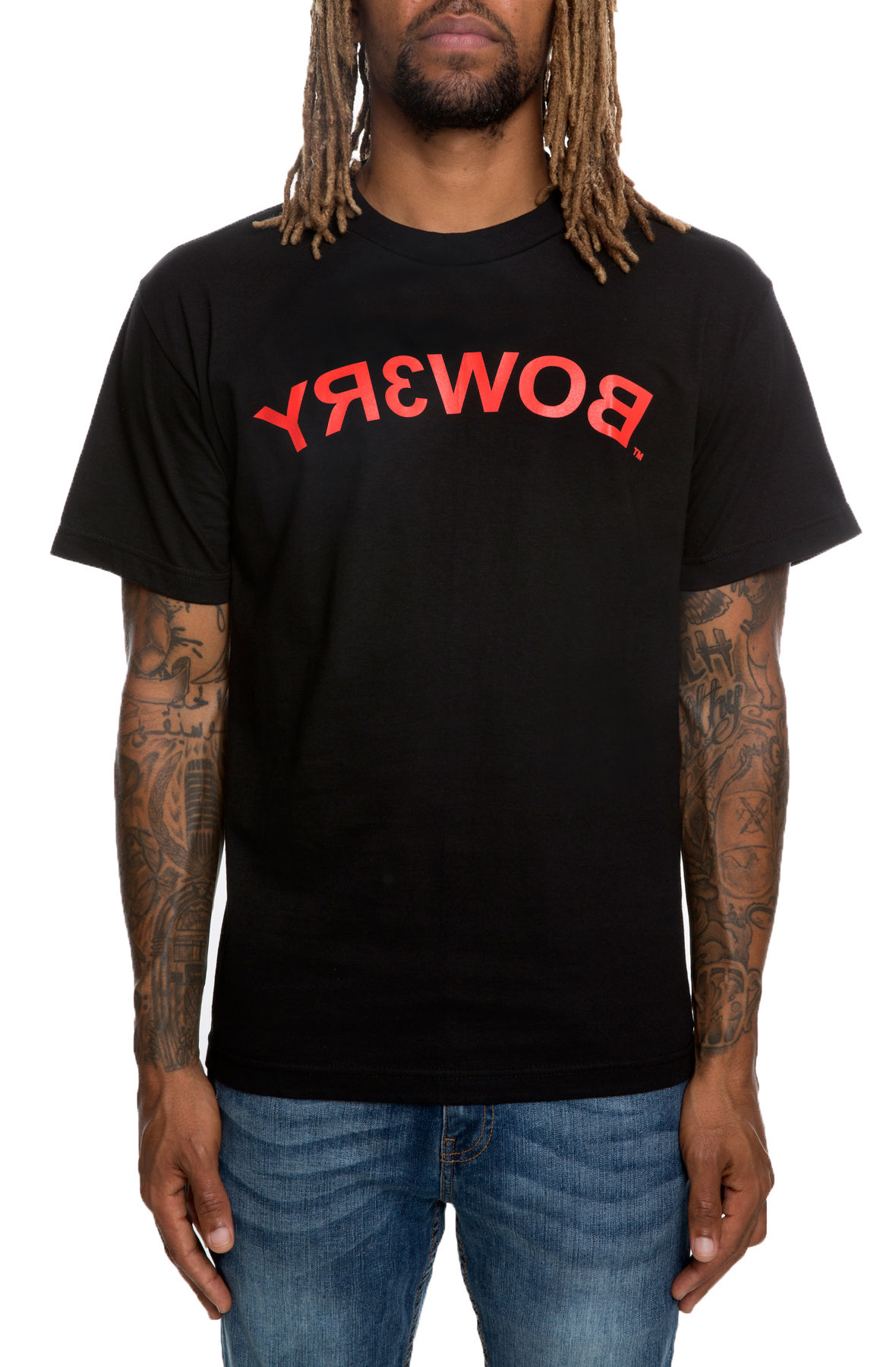 The BOW3RY Logo Tee in Black