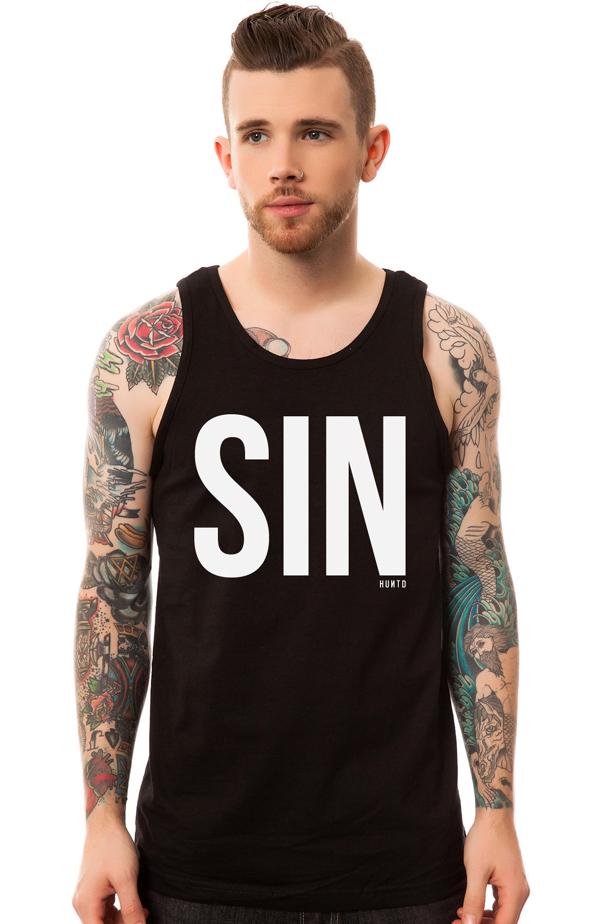 The Sin Tank Top in Black