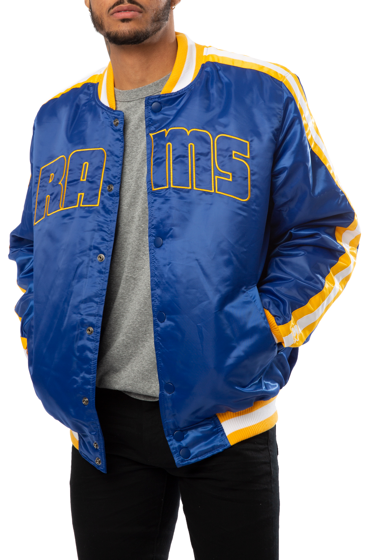 Men's Mitchell & Ness Gold Los Angeles Rams Classic Team Pullover