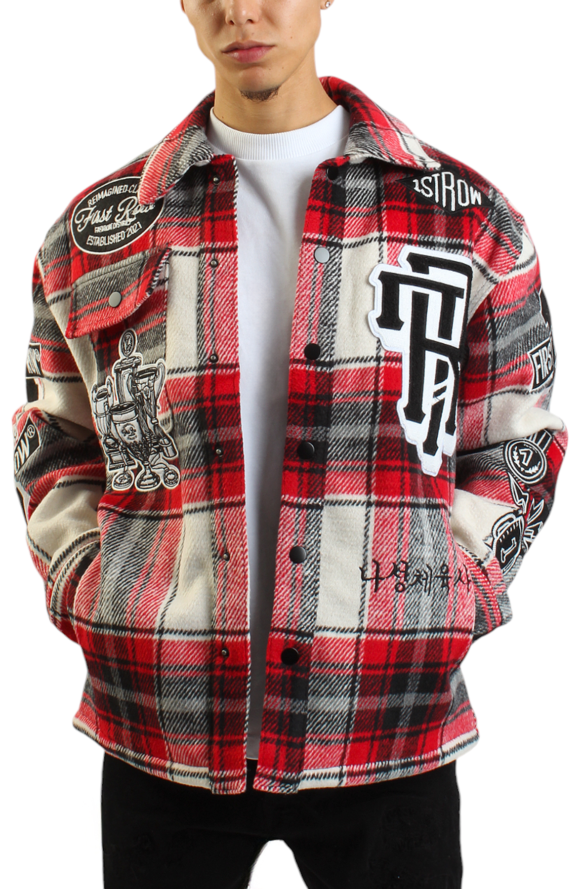 Trophy Room Plaid Shacket