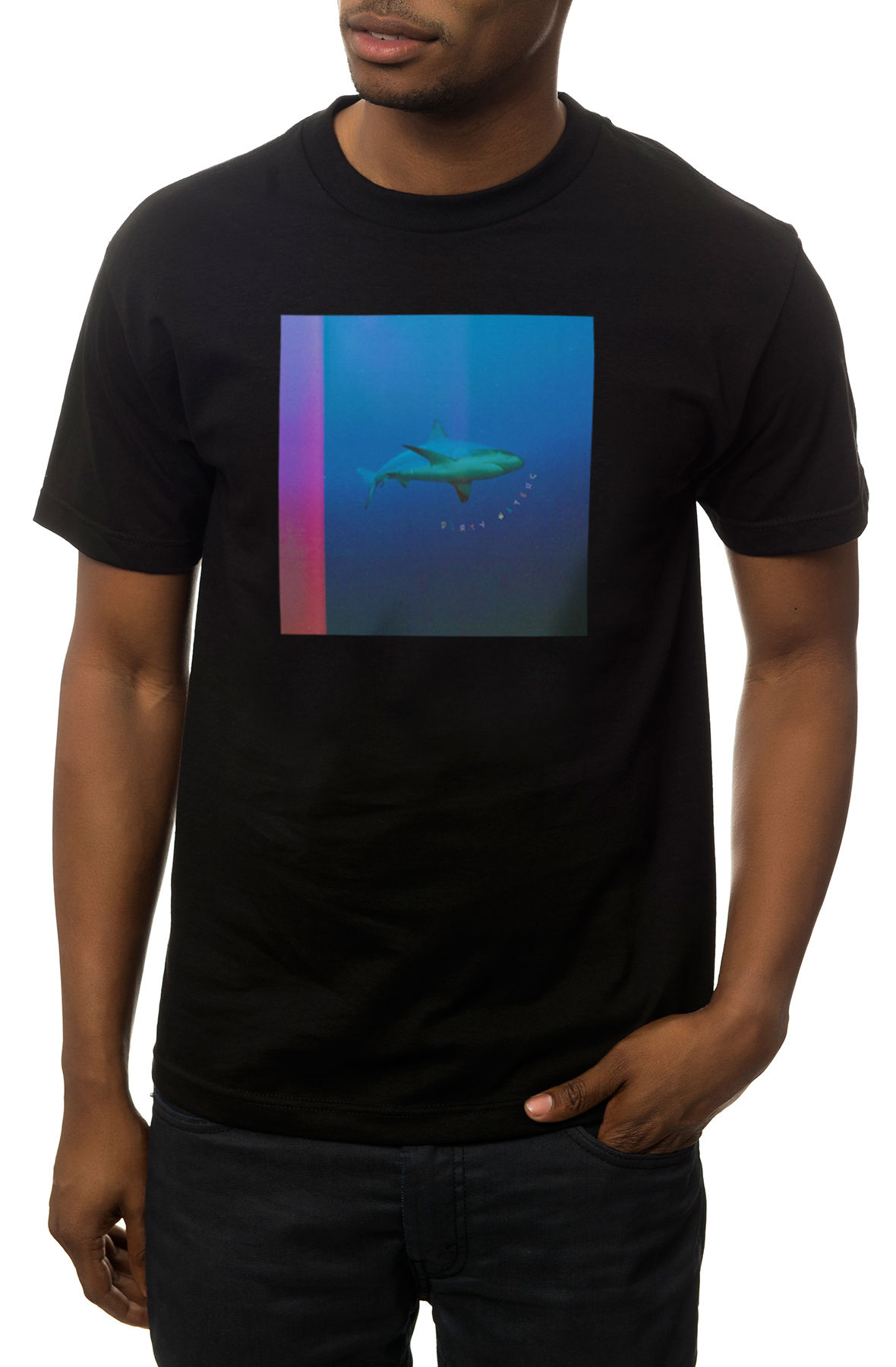 The Dirty Waters Eco Tee in Black