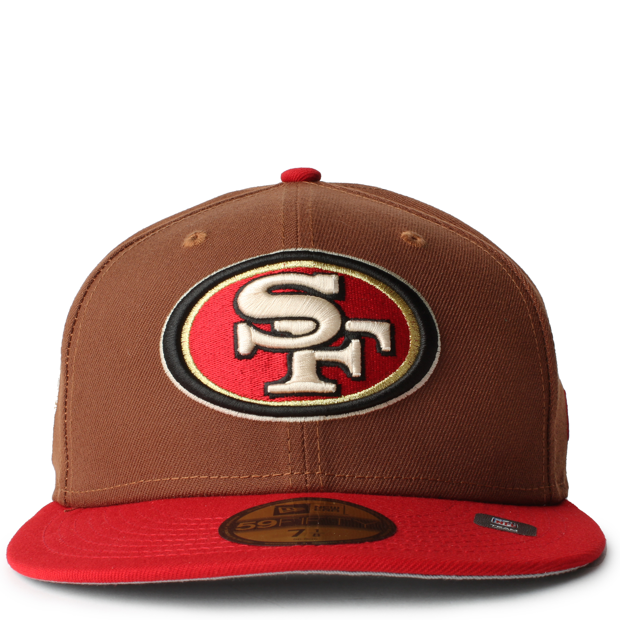 Men's San Francisco 49ers Mitchell & Ness Gold/Gray Helmet Snapback Hat