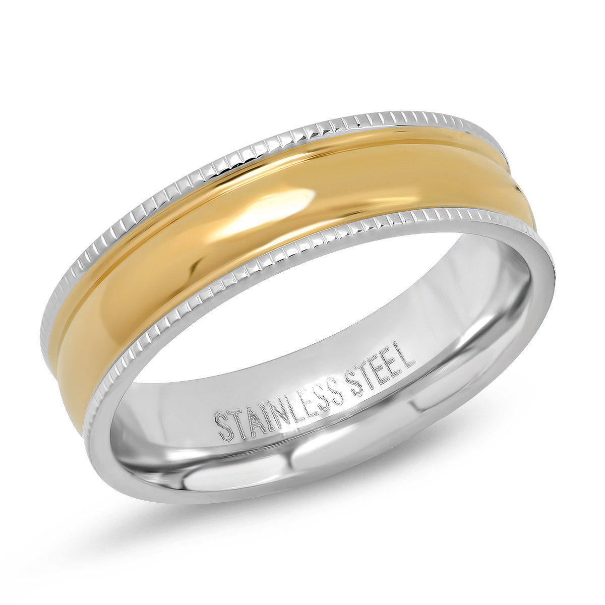Two Tone Band Ring