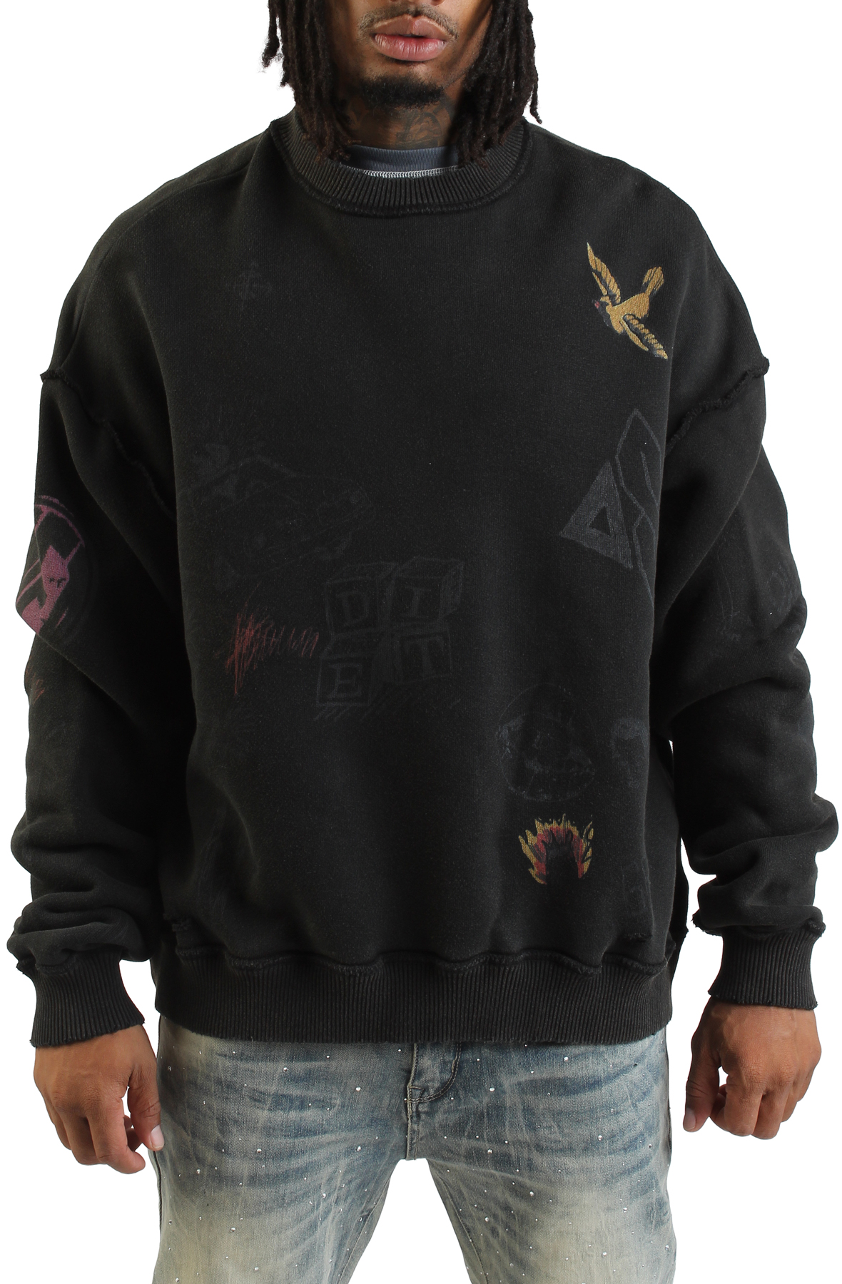 Doodle Crewneck Sweatshirt