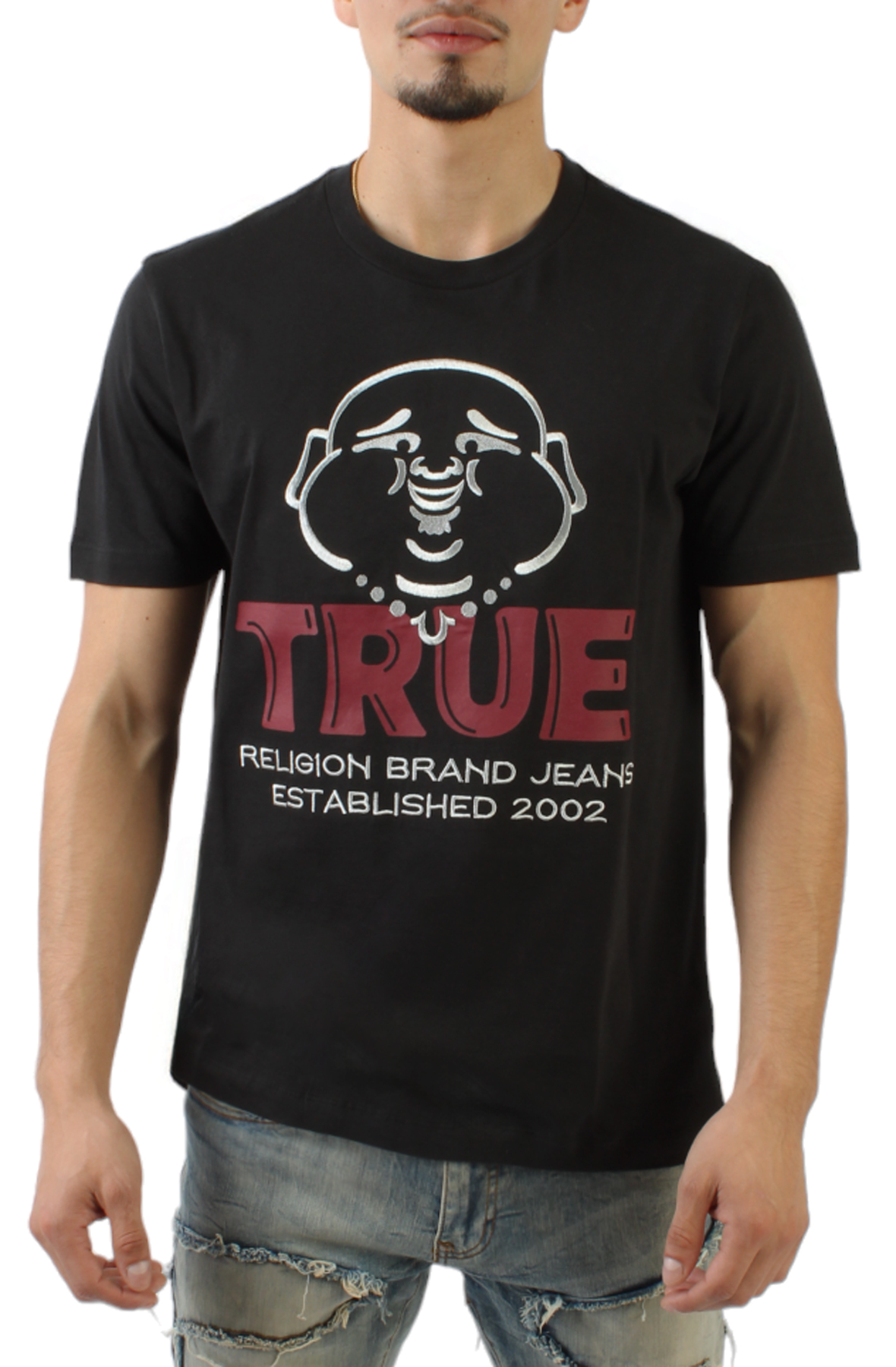 true buddha face t-shirt