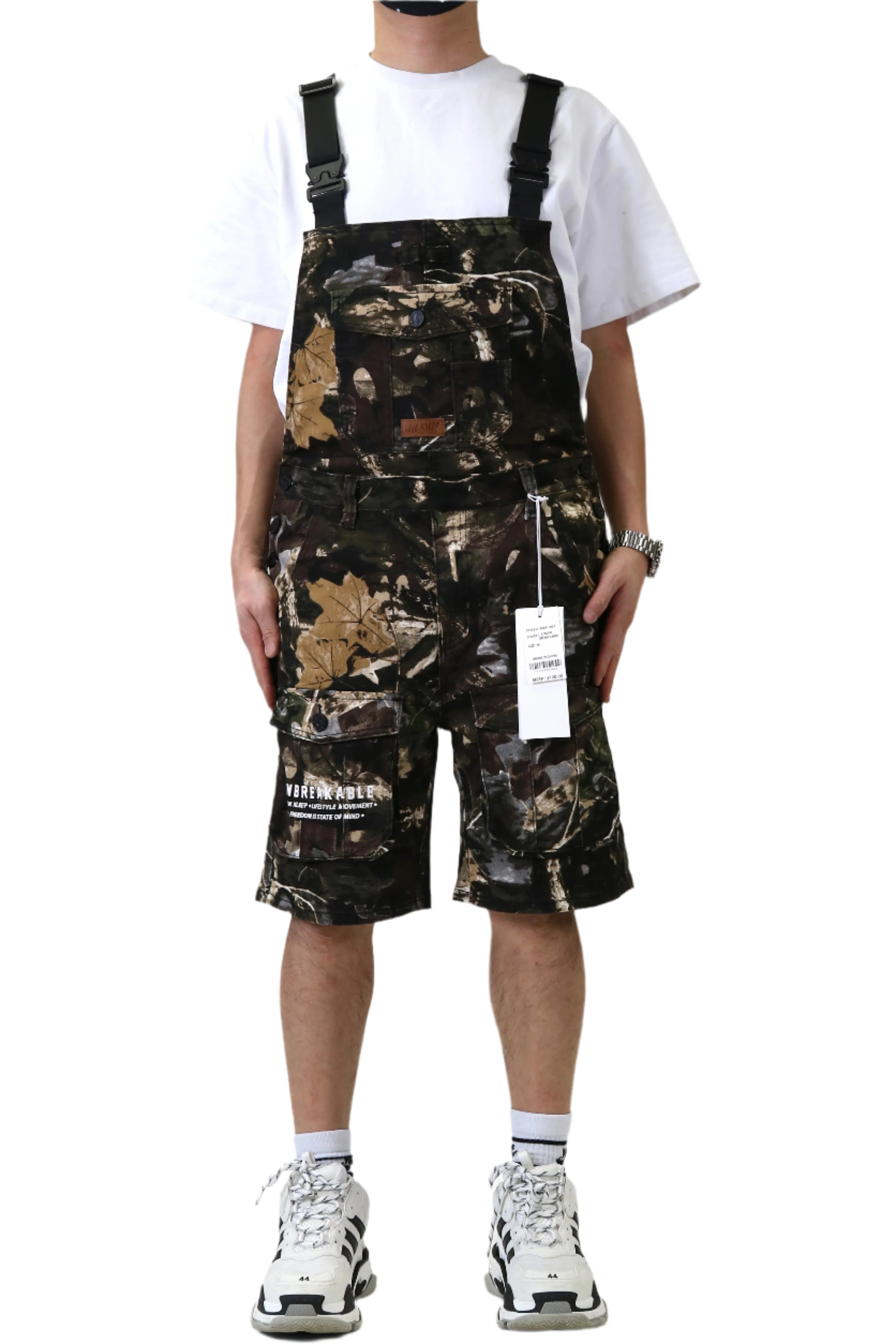 LOGAN Fine Twill Overall Short Pants