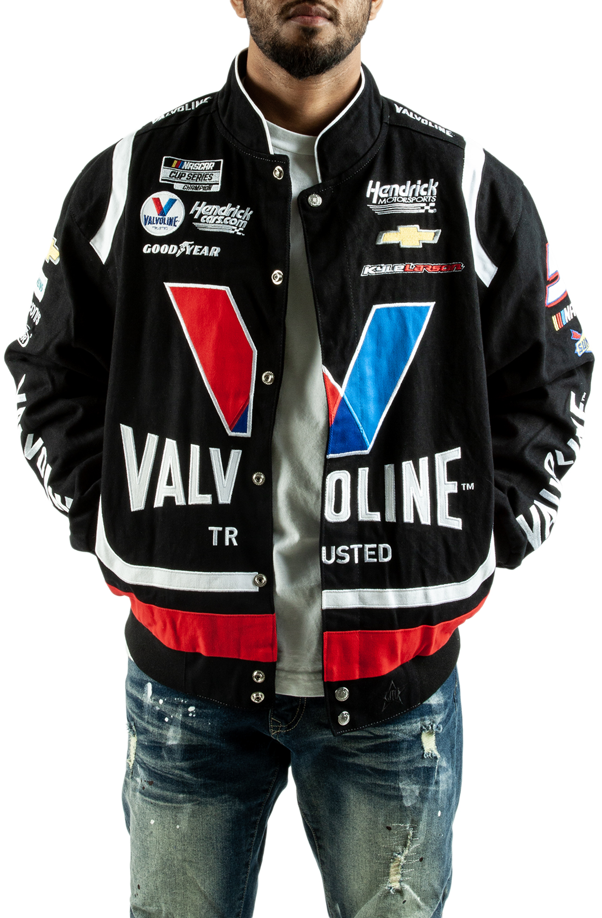 JH DESIGN Valvoline Racing Jacket KL0303VA22-BLK - Karmaloop