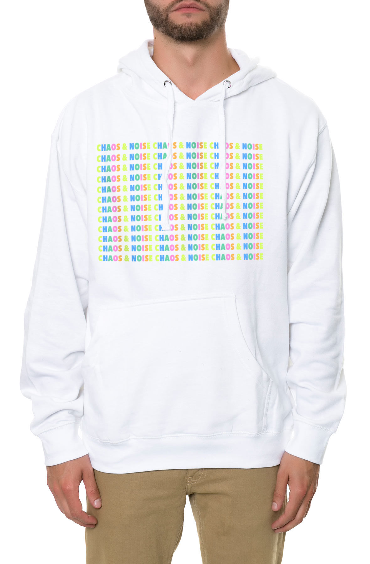 The Chaos and Noise Hoodie in White