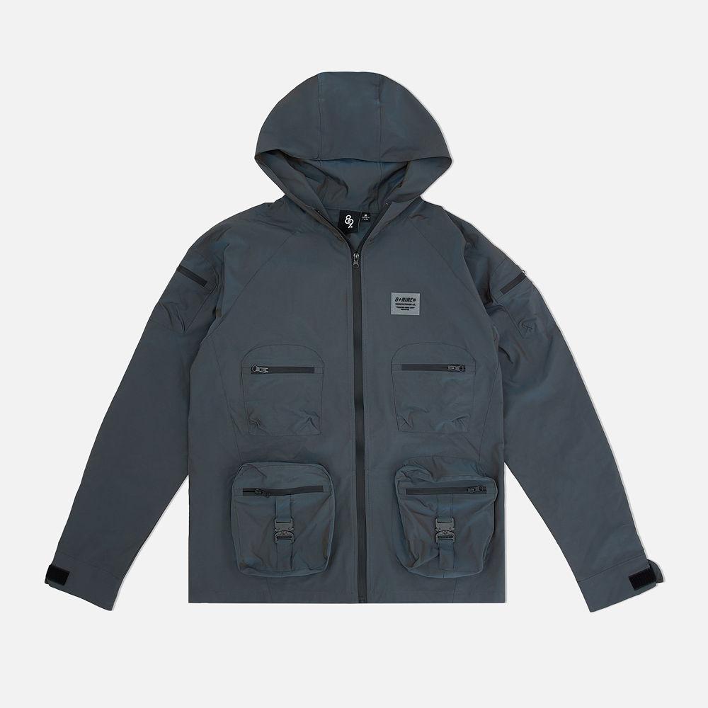 Combat Nylon Jacket Iridescent Steel