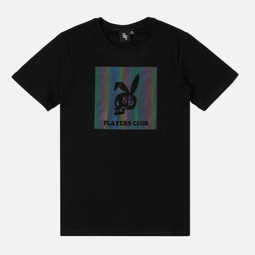 Iridescent Terry T Shirt Black