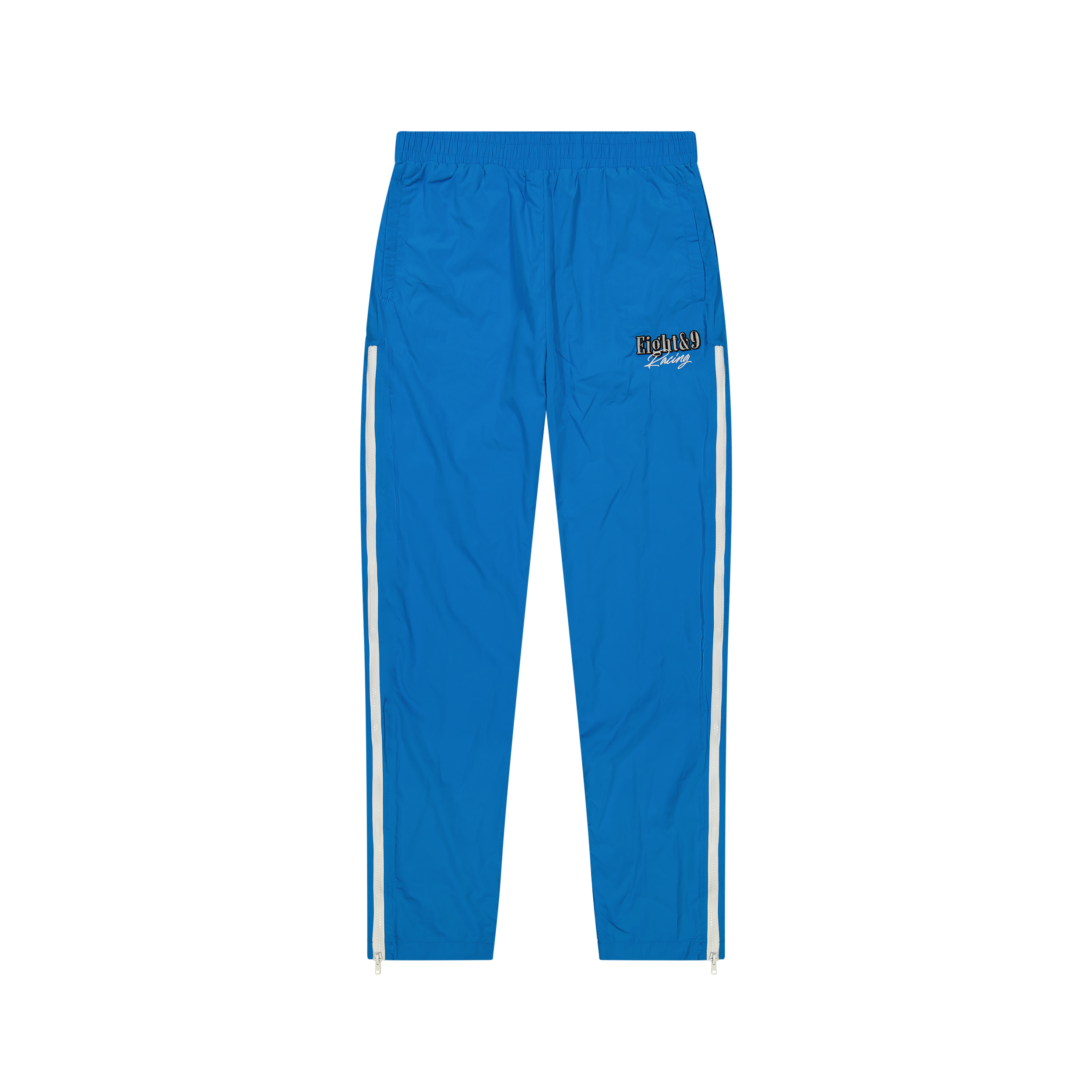 Slide Nylon Flare Zipper Pant Blue