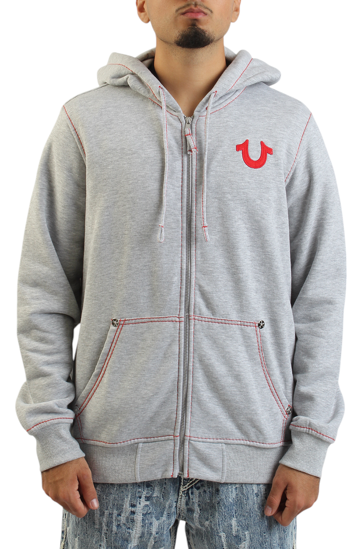 Big T Slub Zip-Up Hoodie