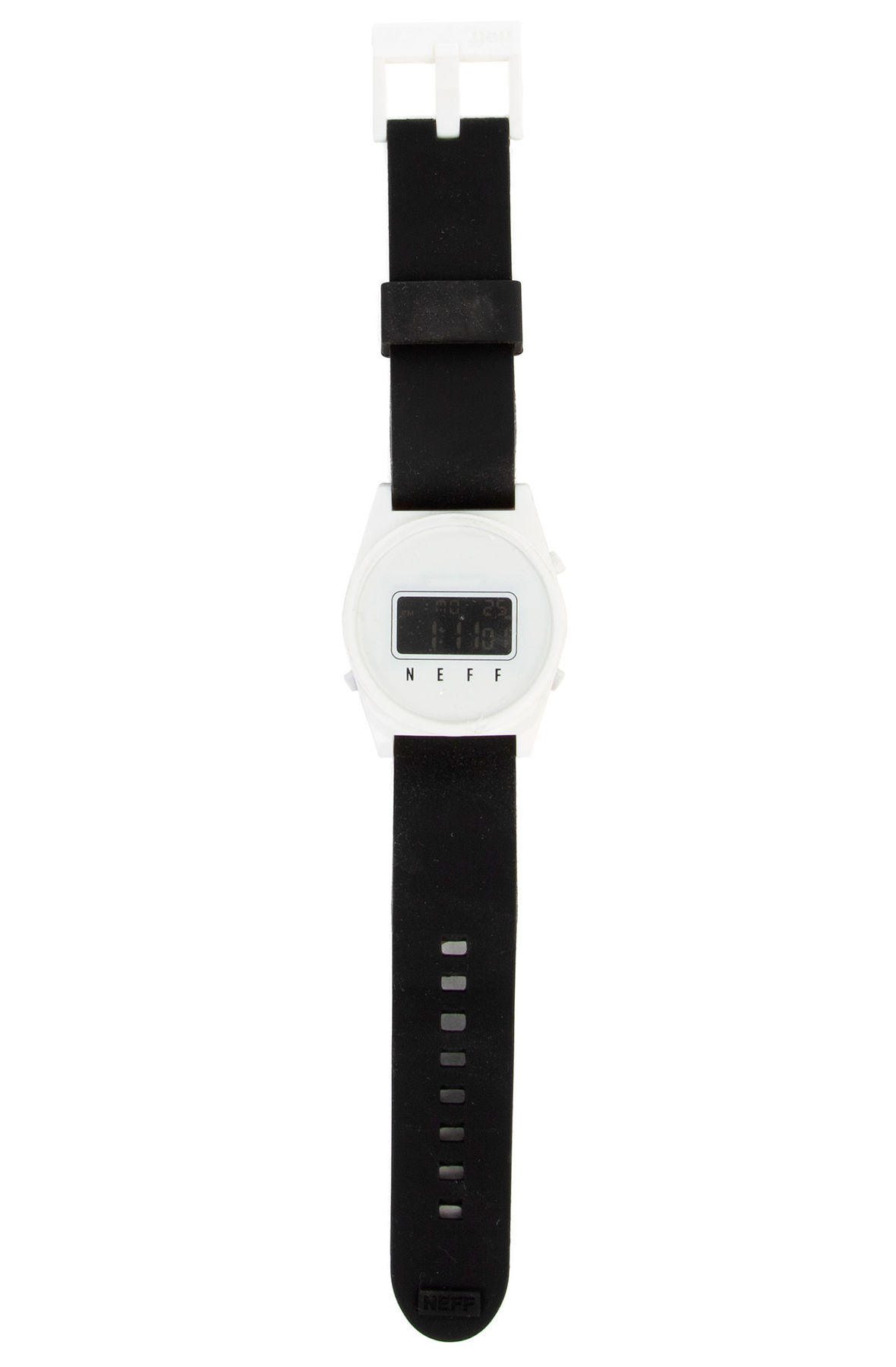 the daily digital watch in black white