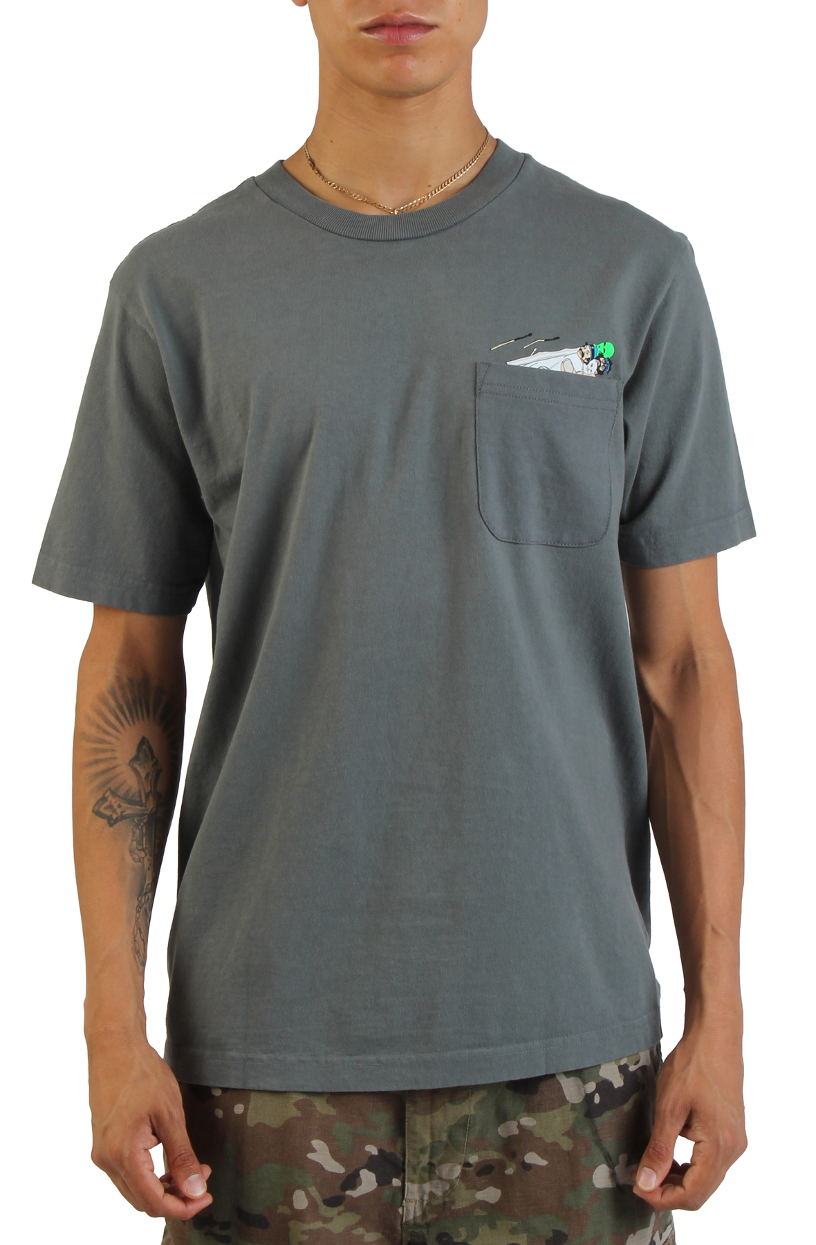 Roll Me Up Pocket T-Shirt