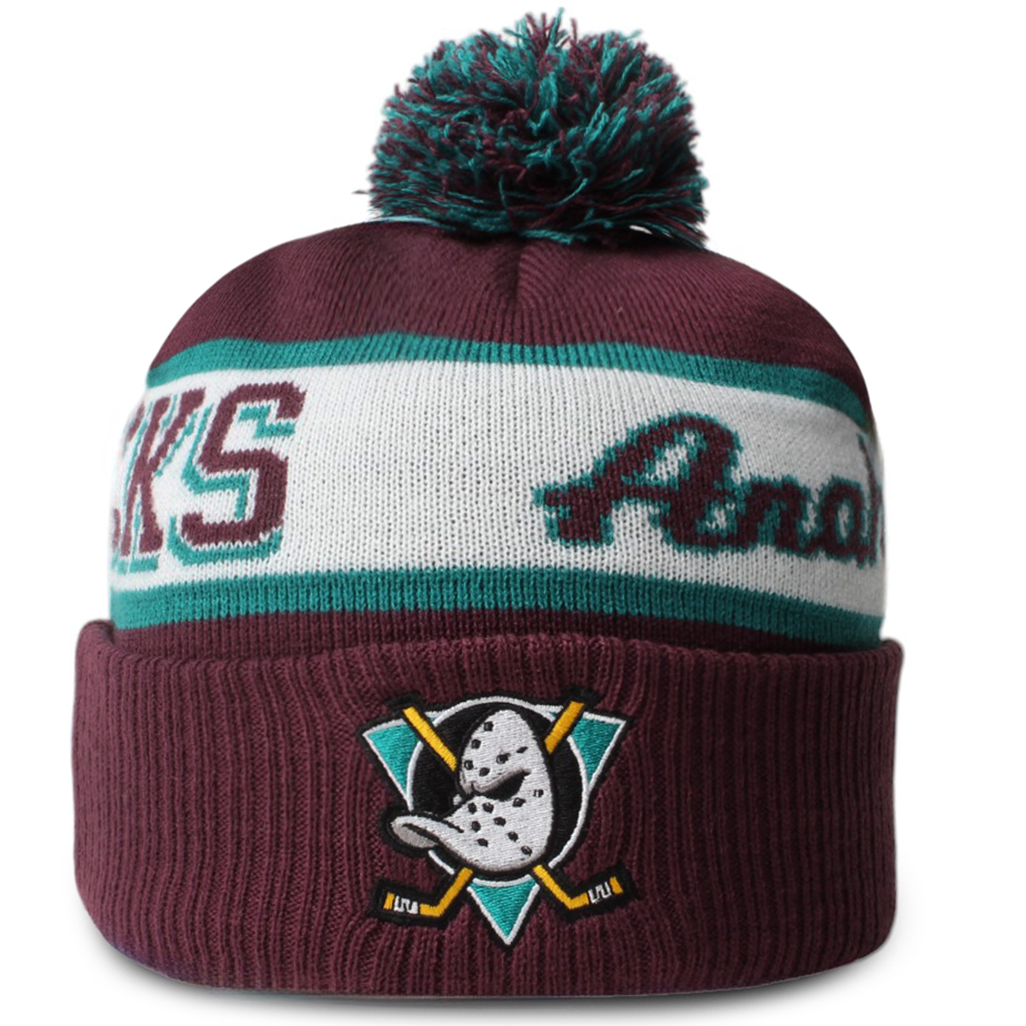 NHL Block Sweep Pom Knit Beanie