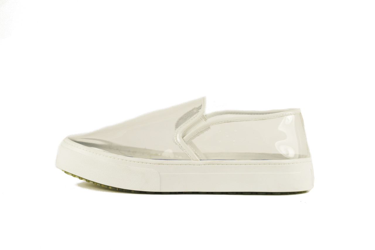 Jeffrey Campbell: Sarlo Clear White Patent Flatform