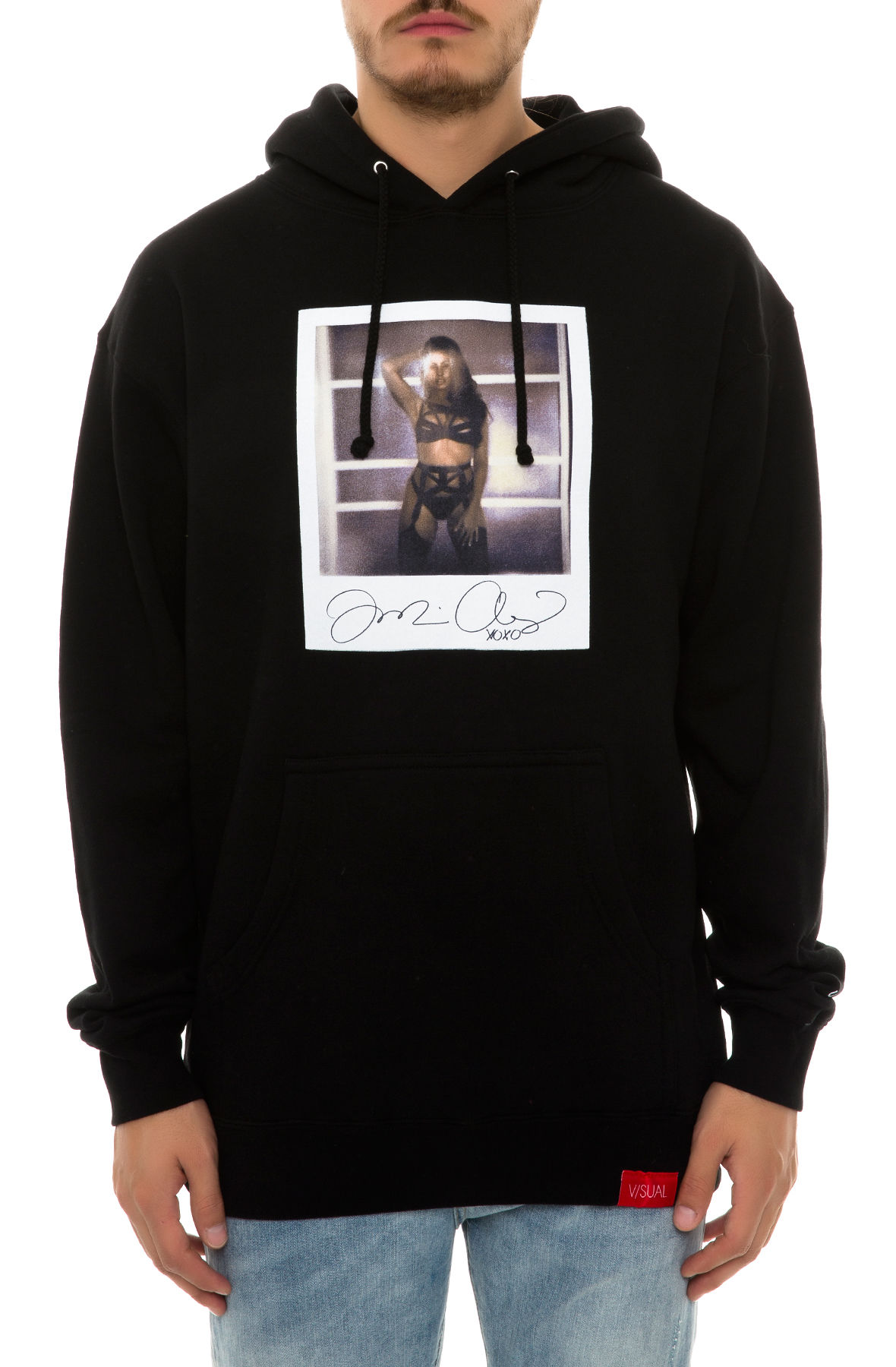 polaroid sweatshirt black