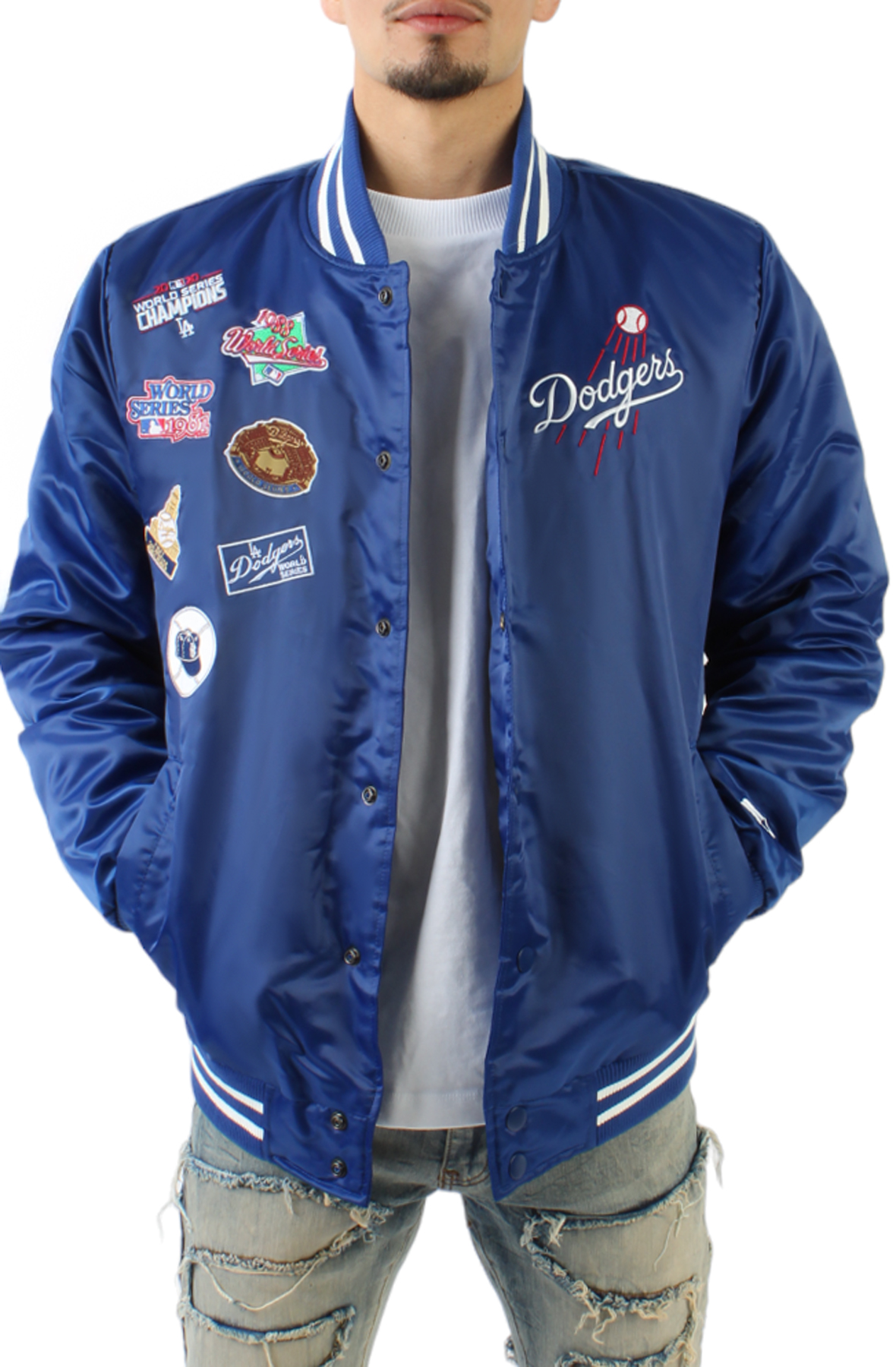 JH DESIGN Los Angeles Dodgers 2020 World Series Champions Jacket