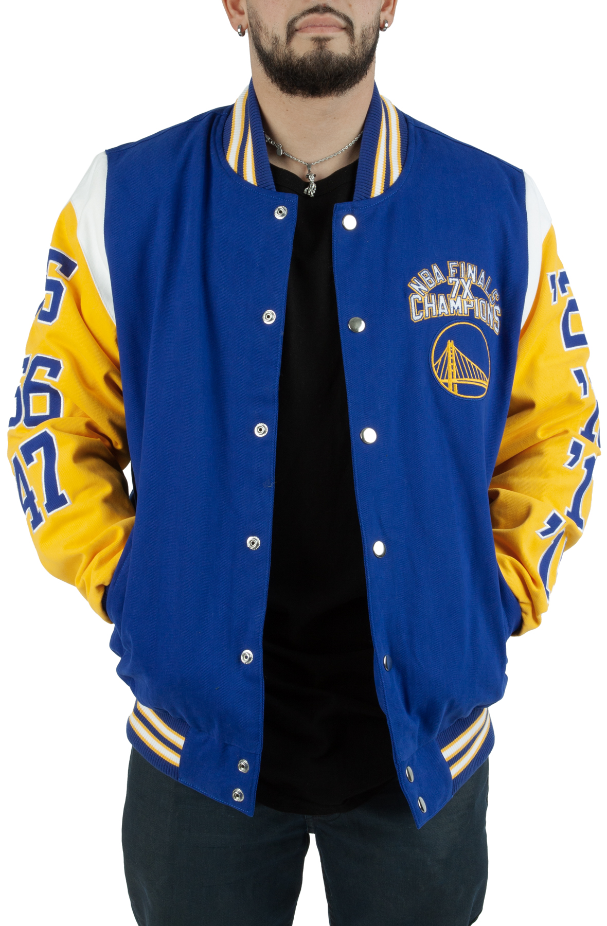 Warriors 7X Champs Canvas Jacket