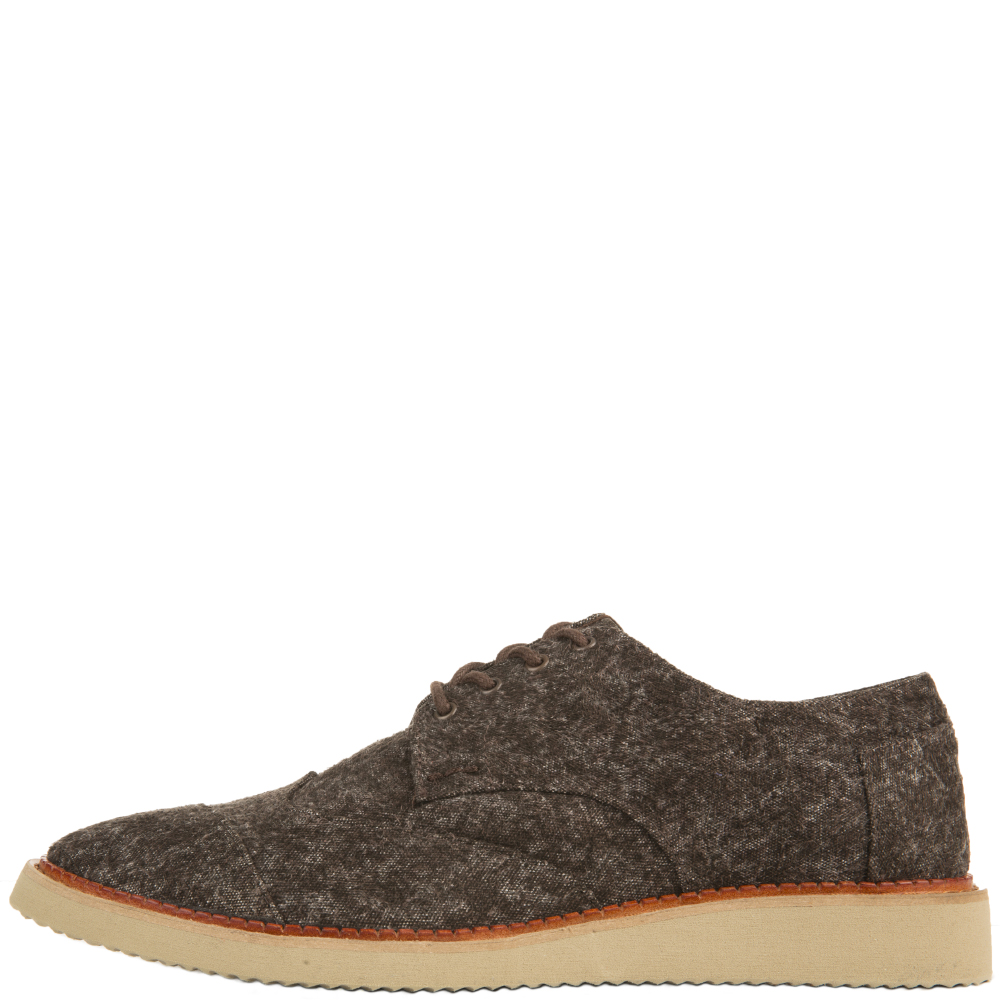 Toms Brogue Brown Marled Oxfords Brown