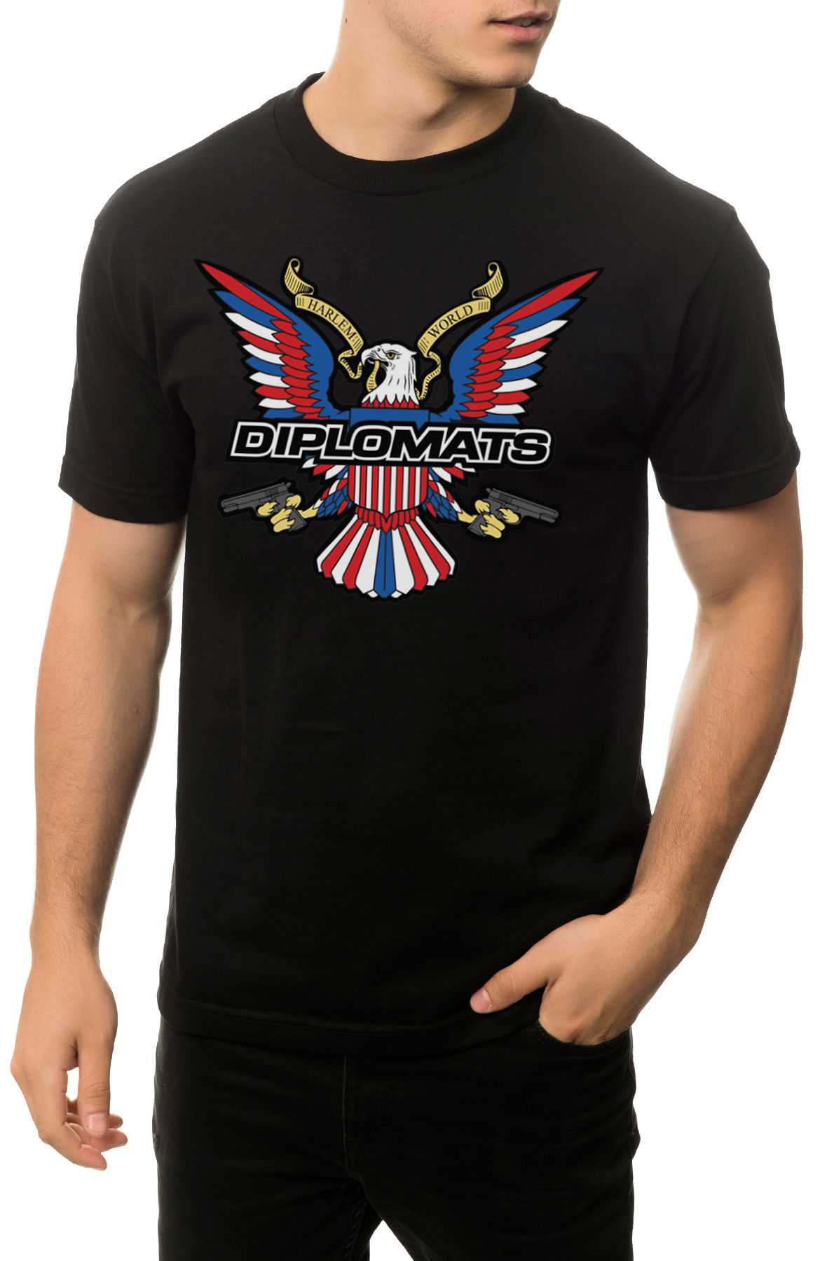 The Eagle Logo Tee in Black