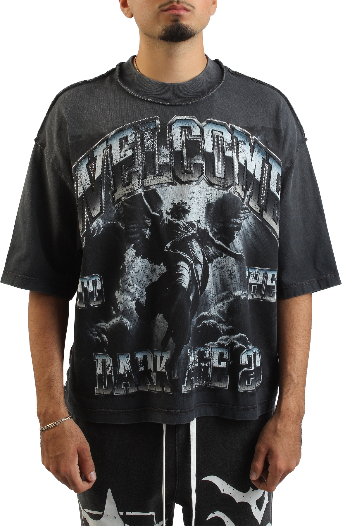 Welcome Dark Ages Crop T-Shirt
