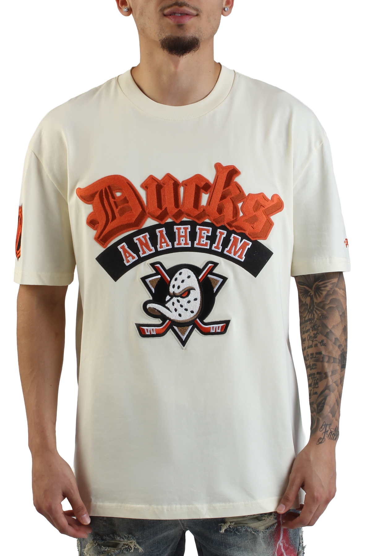 NHL Anaheim Ducks Drop Shoulder T-Shirt
