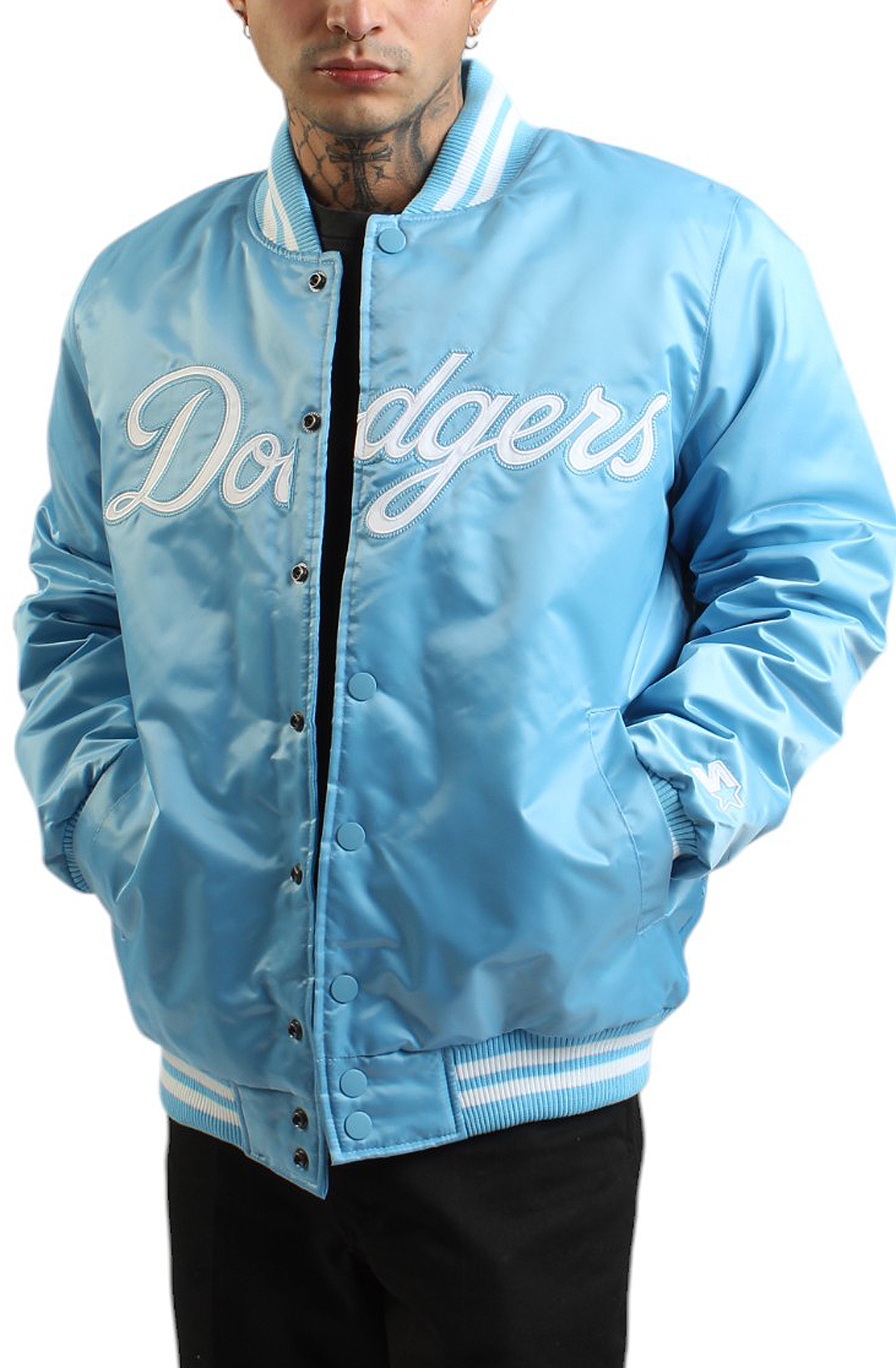 MLB Los Angeles Dodgers Satin Varsity Jacket