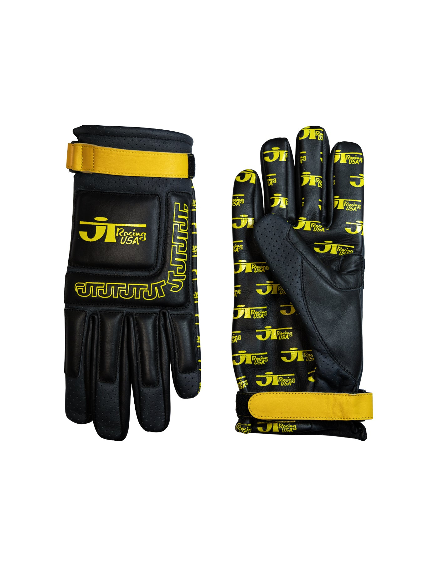 Vintage Racing Glove -Black and Gold