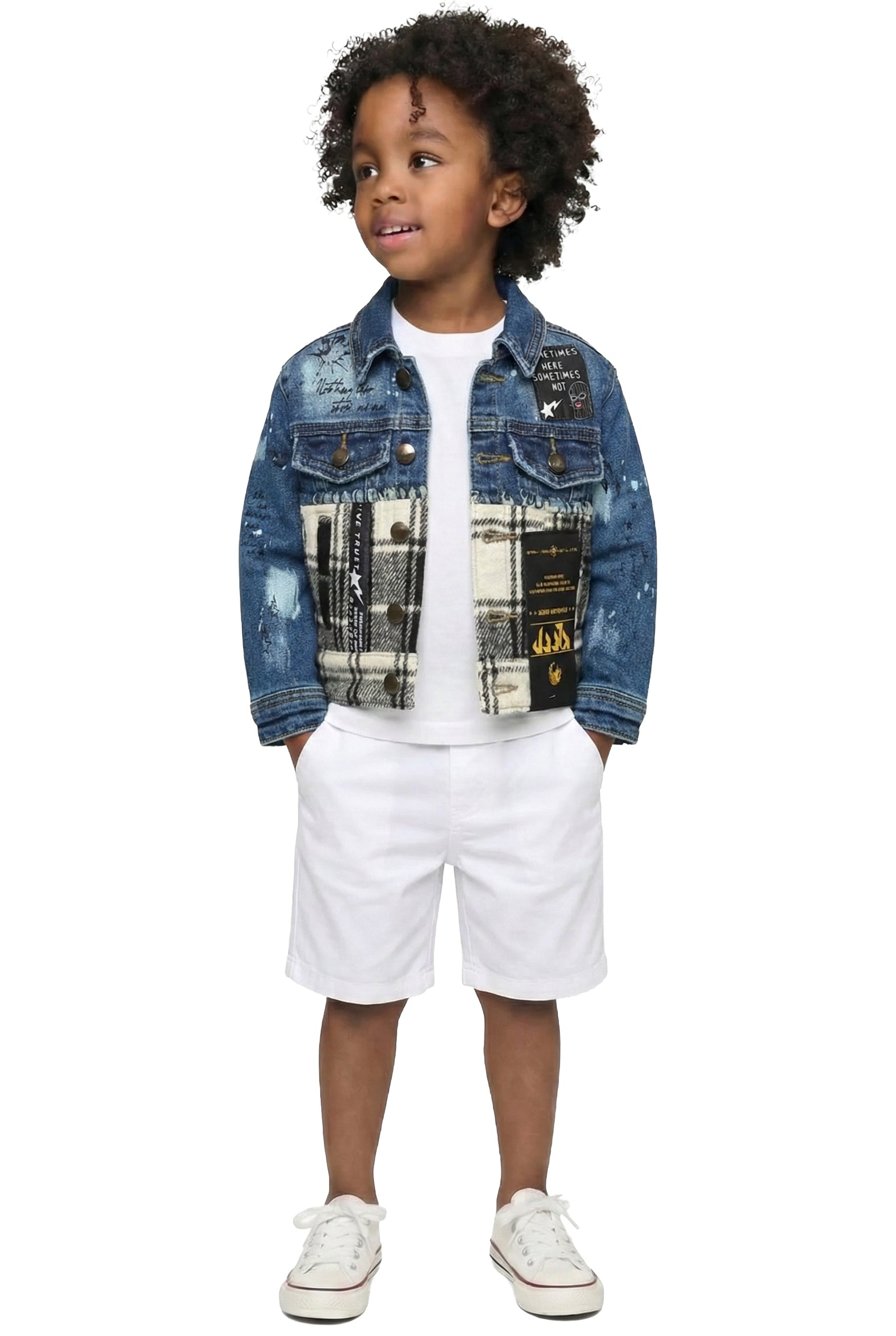TAFFY Kid's Premium Washed Denim Jacket