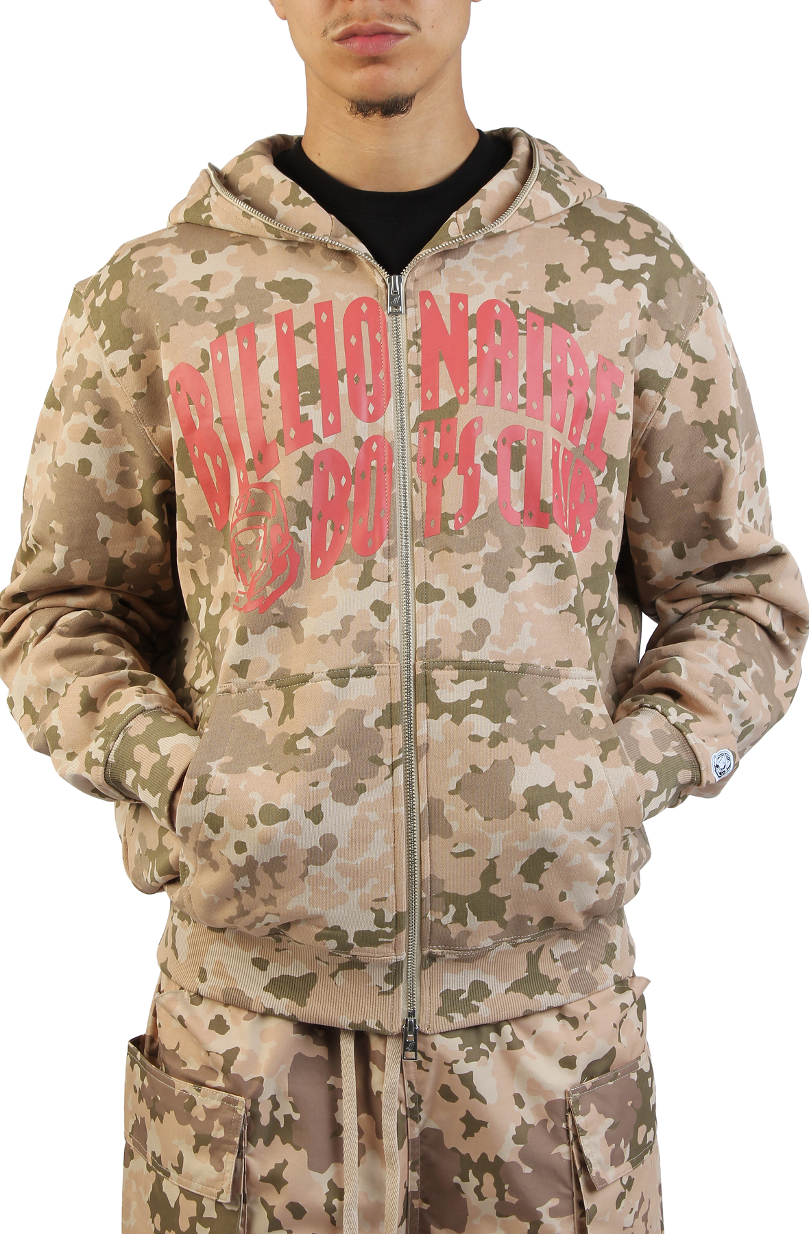 Camo Zip-Up Hoodie