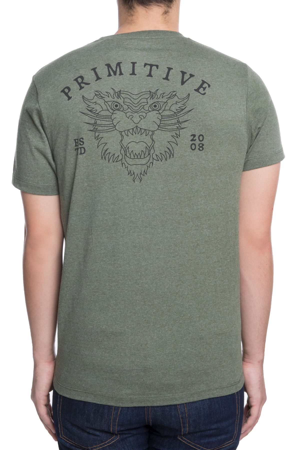 The Guardian LW Tee in Olive Heather