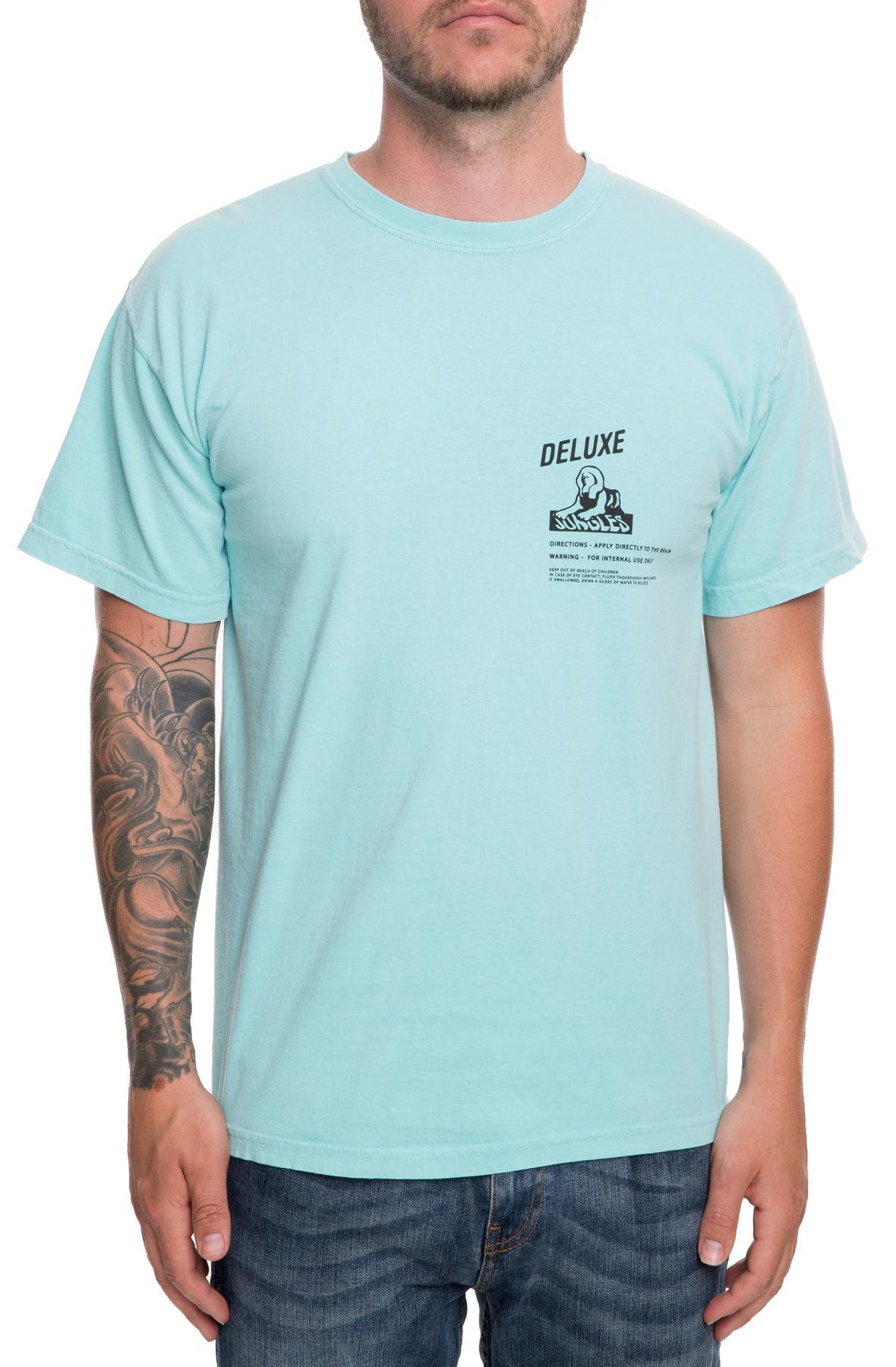 the mind cleanser tee in chalky mint