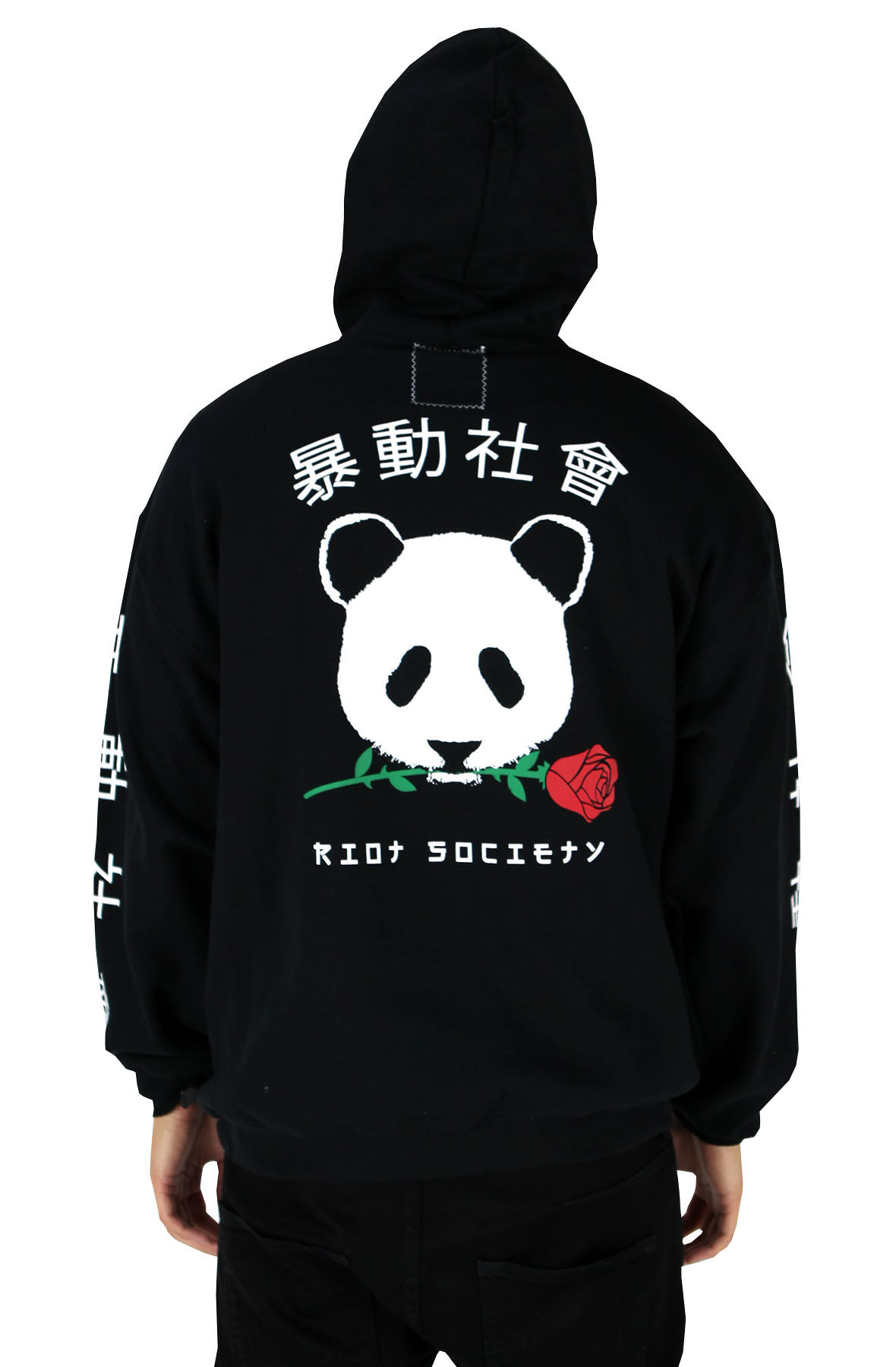 logo fleece zip hoodie