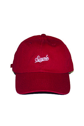 The Script Dad Cap in Red