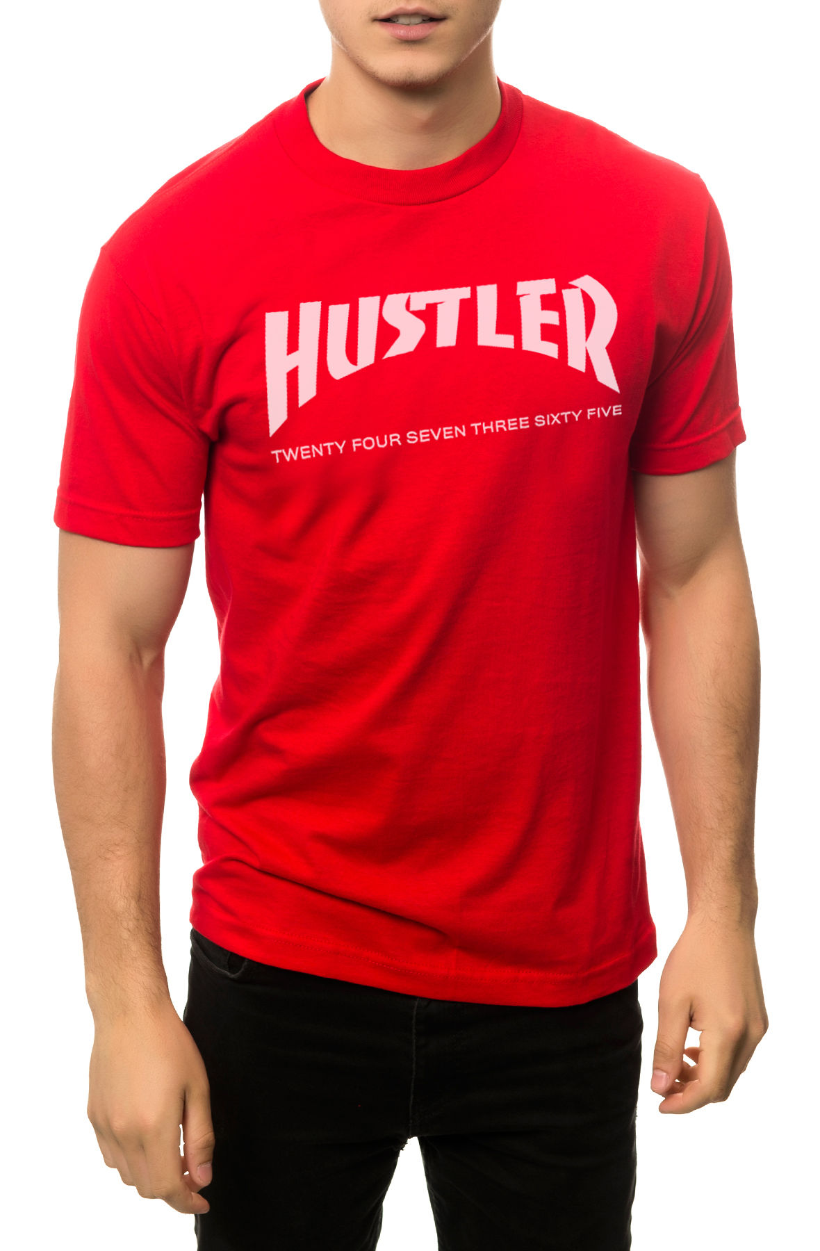 The Hustler 365 Tee in Red