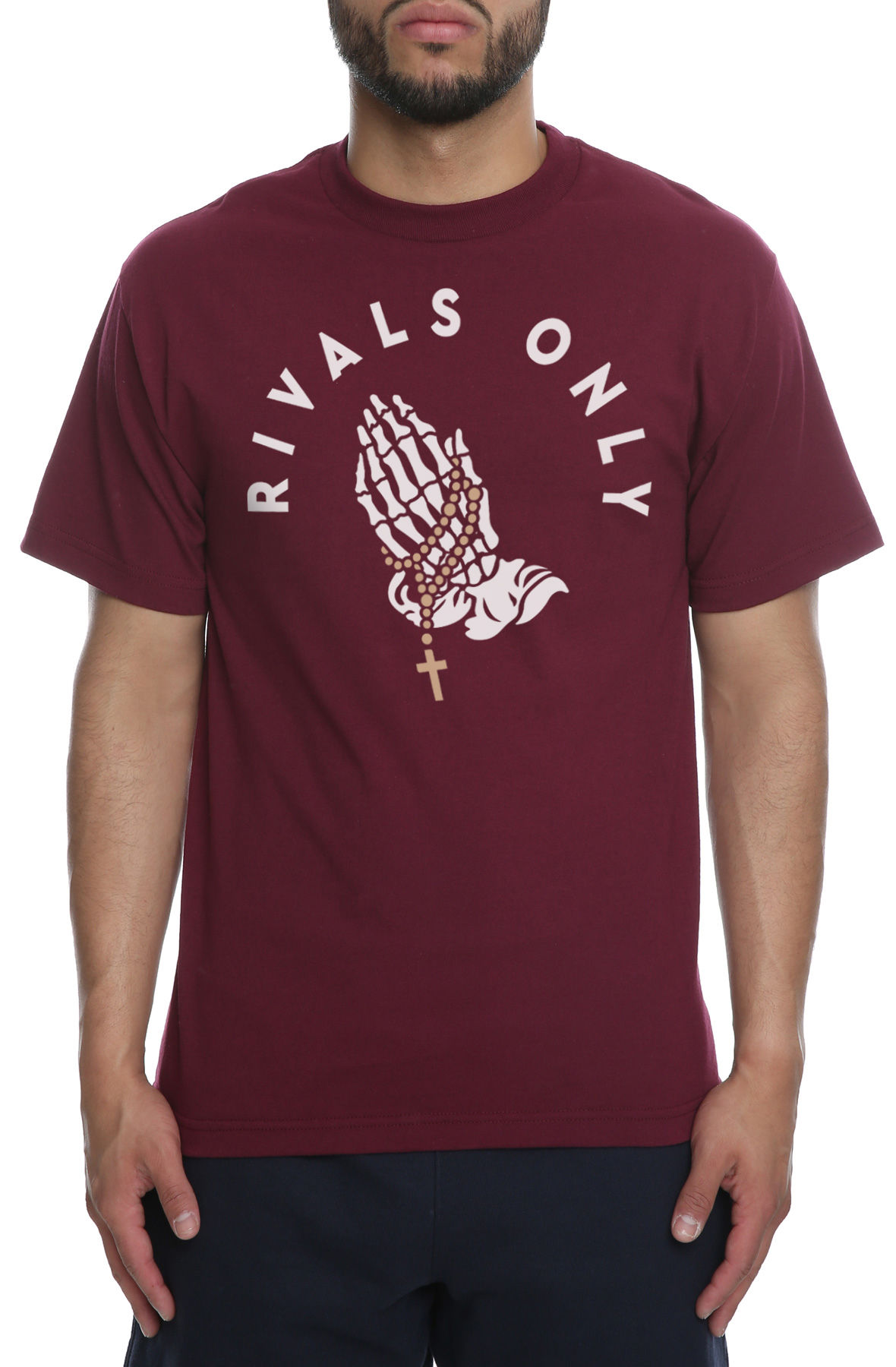 The Rivals Only Tee in Burgundy
