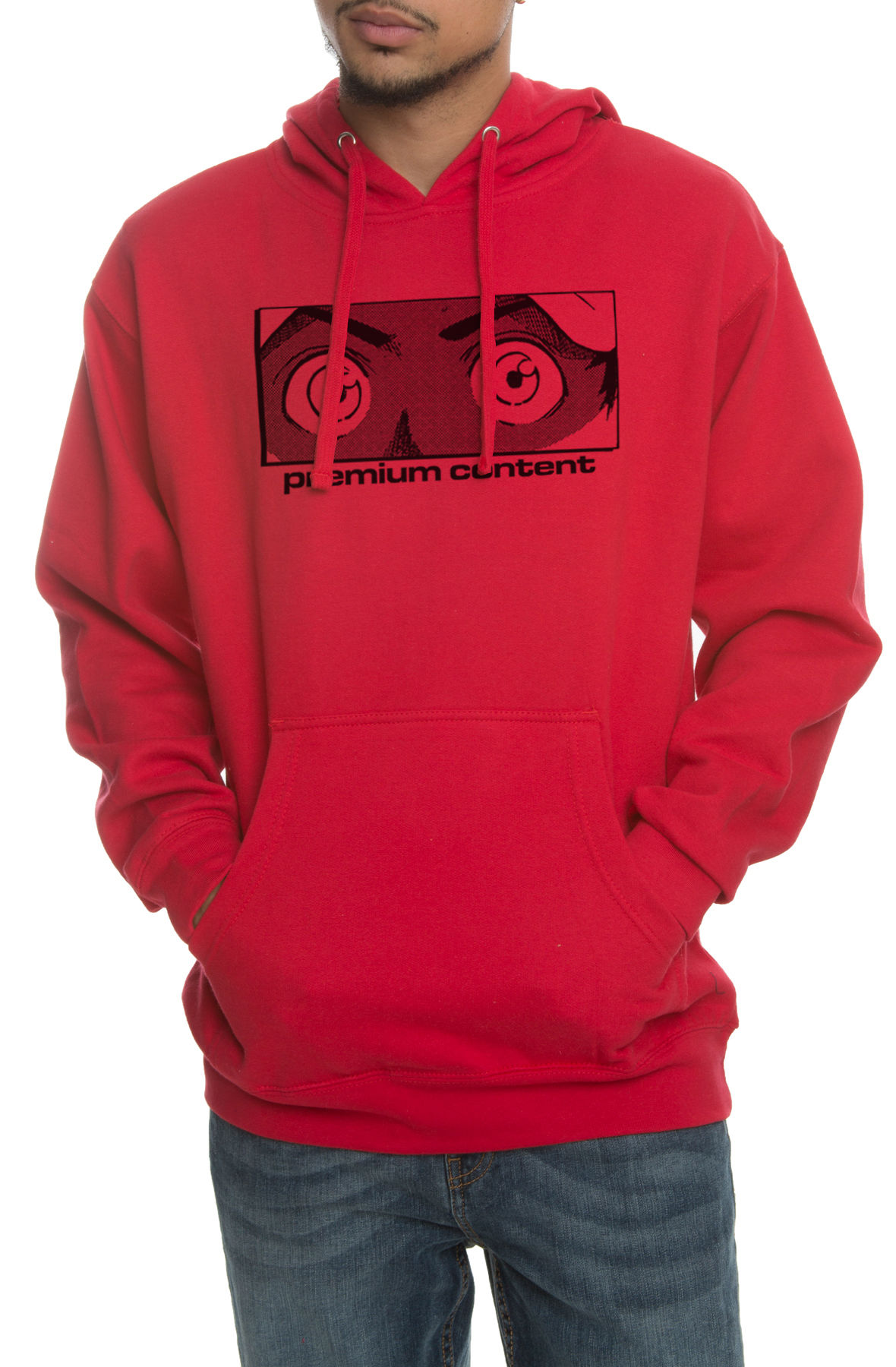The Baseball Star Hoodie in Red